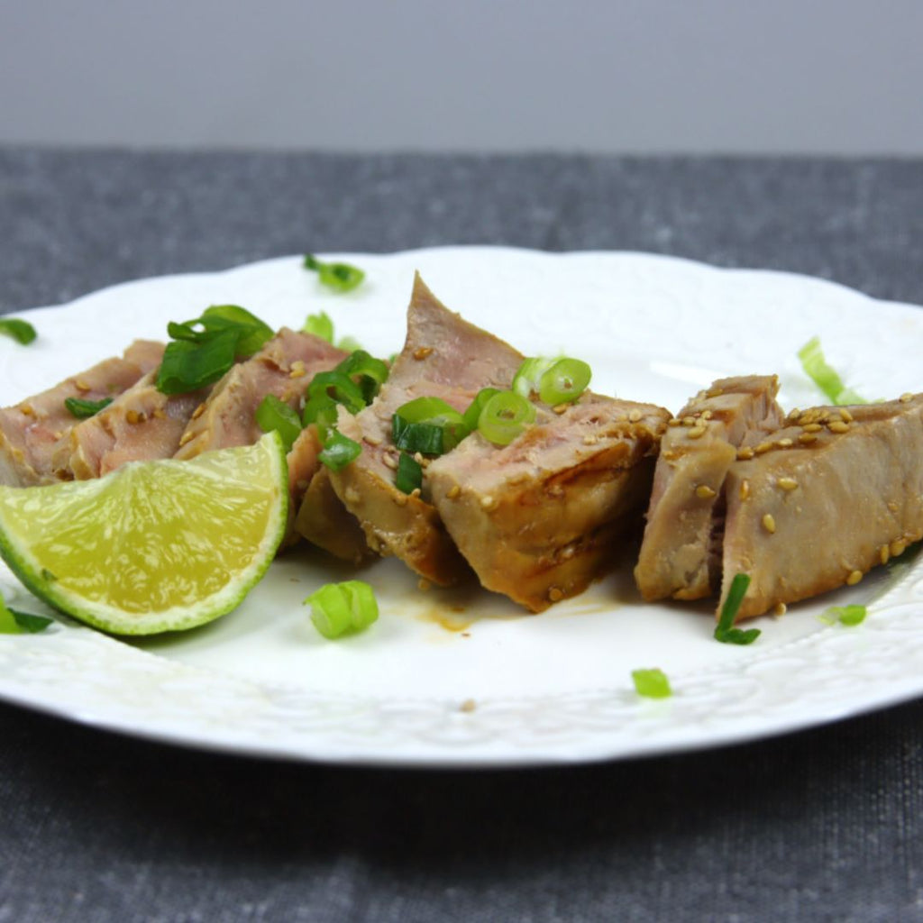 Seared Asian style tuna steak