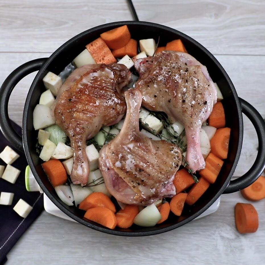 Duck Legs in Beer