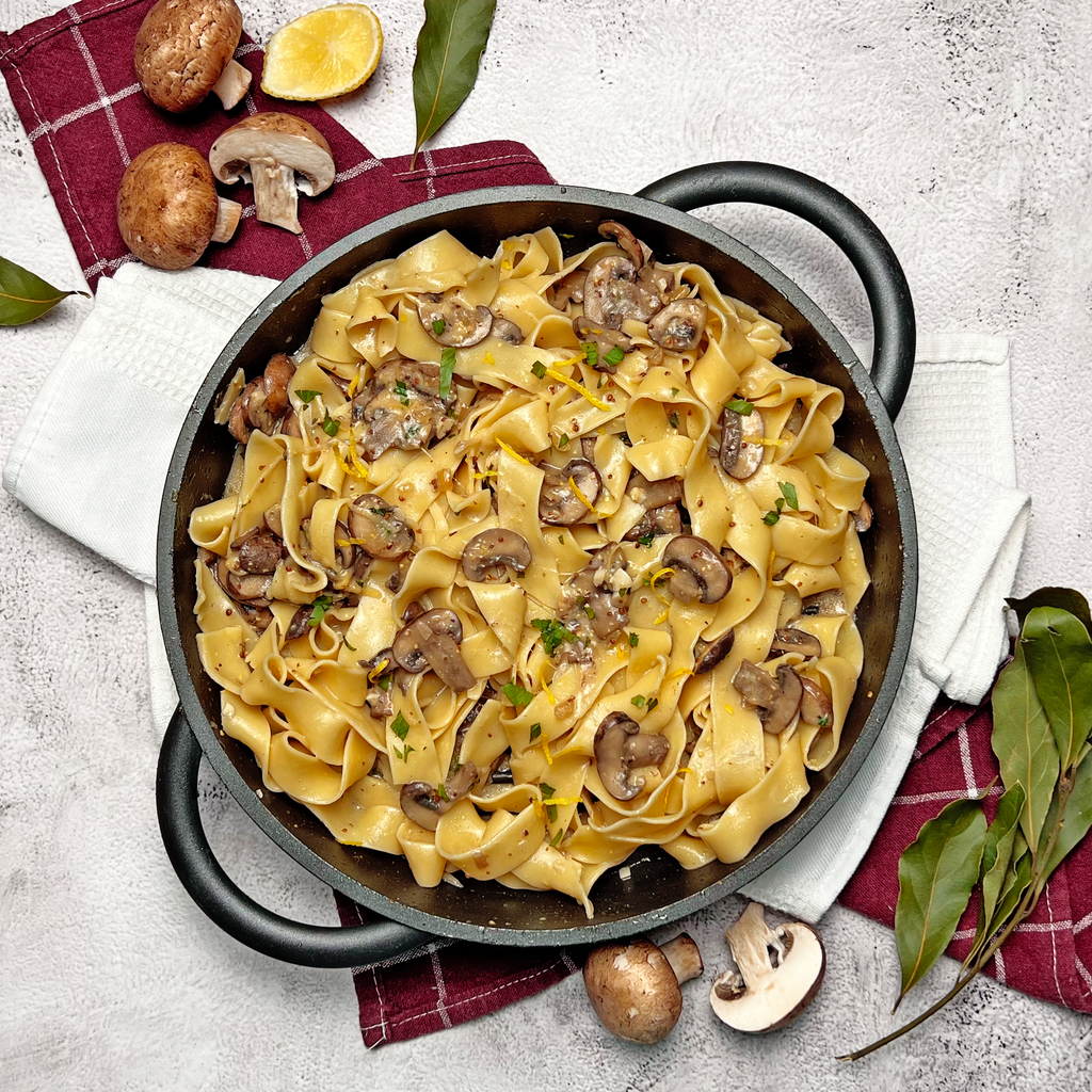 Garlic Mushroom Pasta