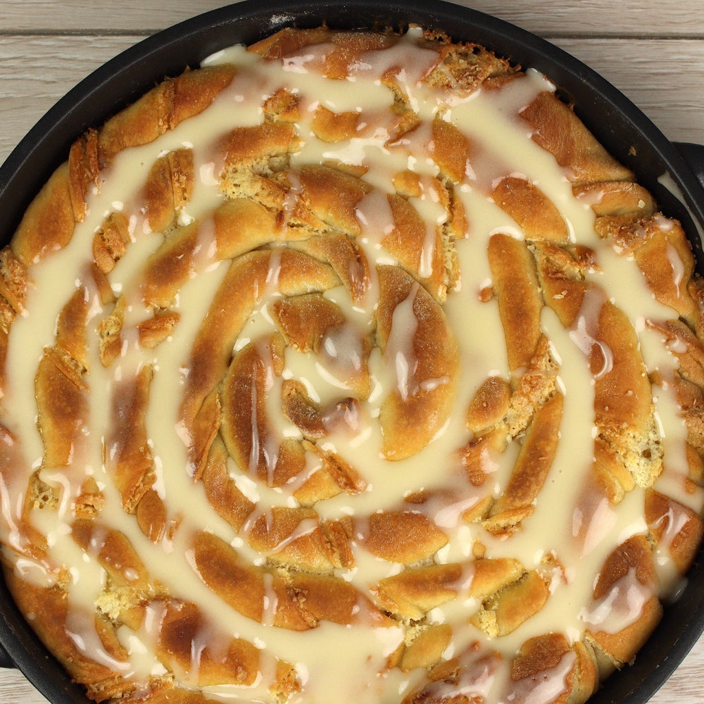 Lemon Coconut Swirl Skillet Danish