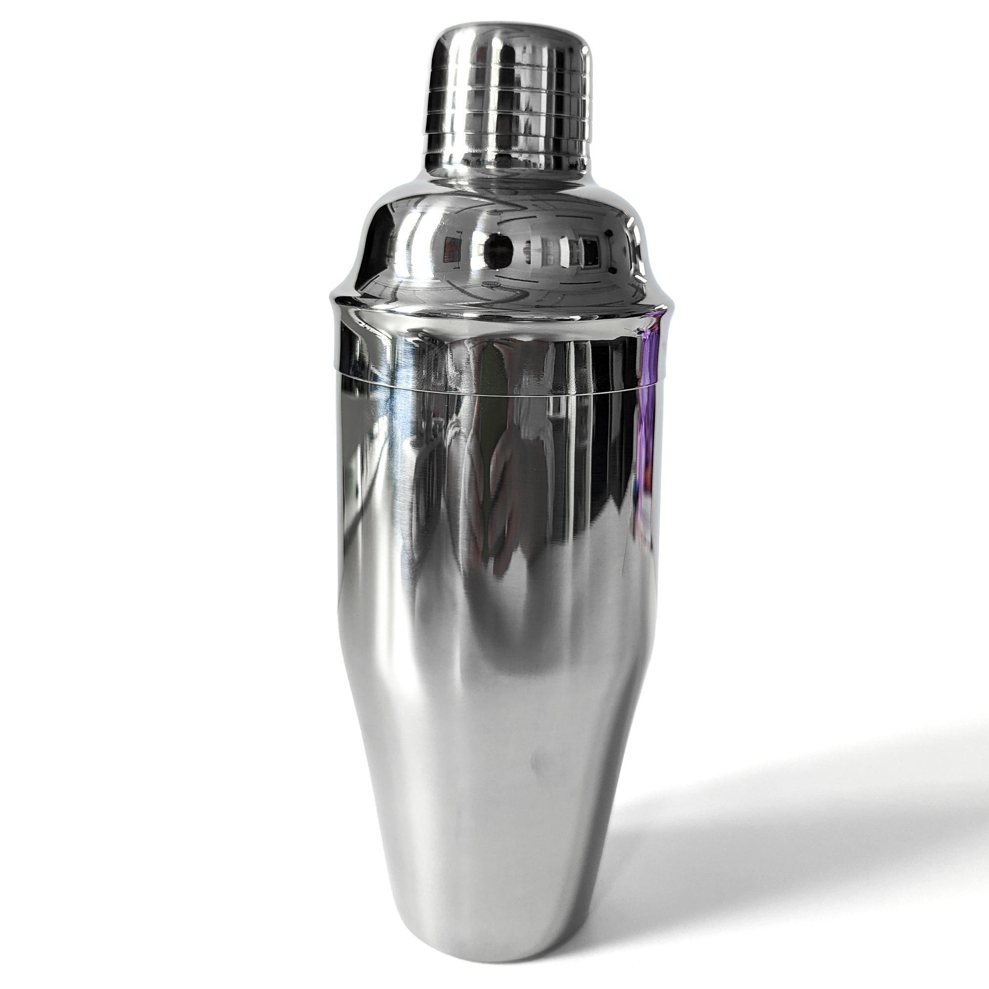 Cocktail Shaker Set with Bamboo Stand