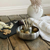 Olive Tapas Dish - Brushed Stainless Steel