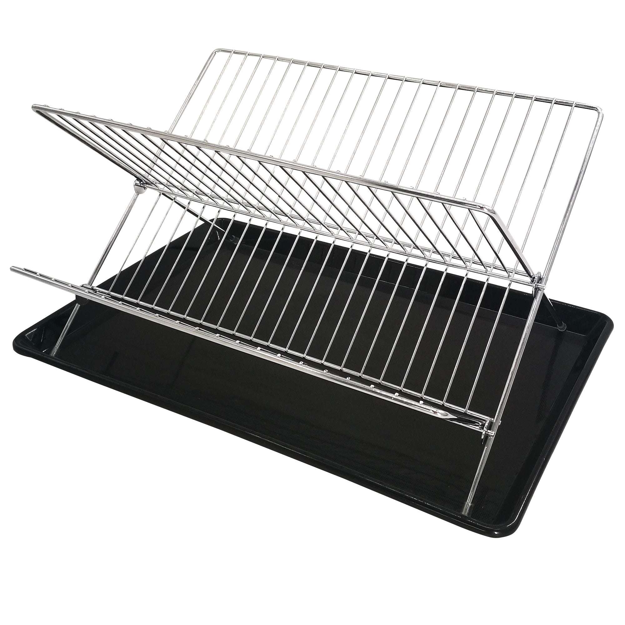 Folding Dish Drainer with Tray