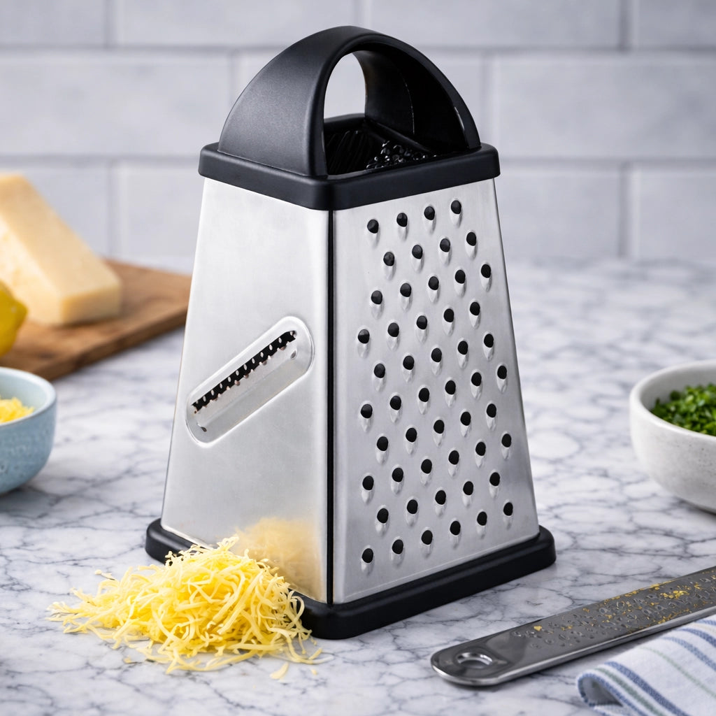 Stainless Steel Four-Sided Cheese Grater