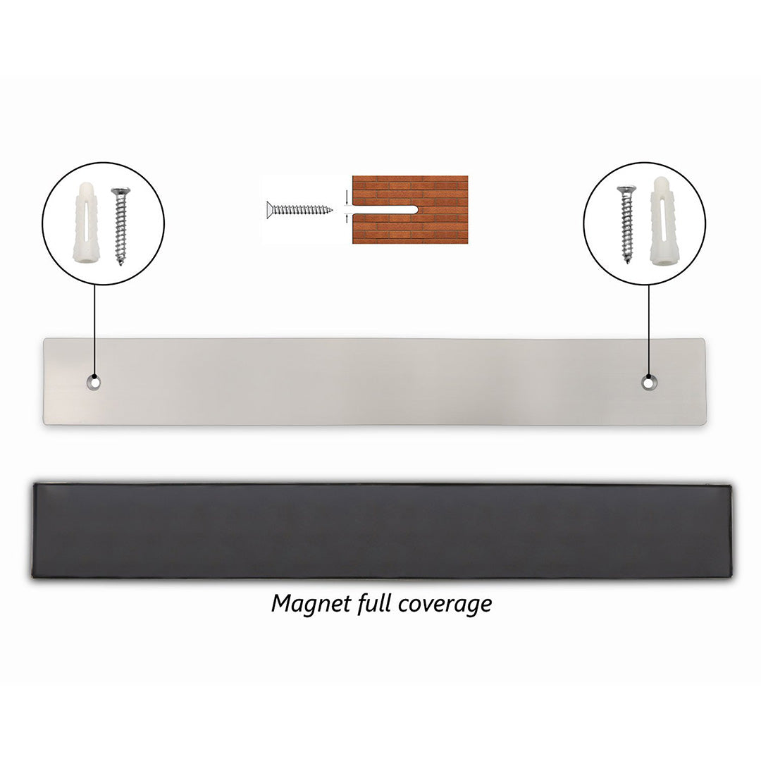 Stainless Steel Magnetic Knife Rack, 40cm/16inch