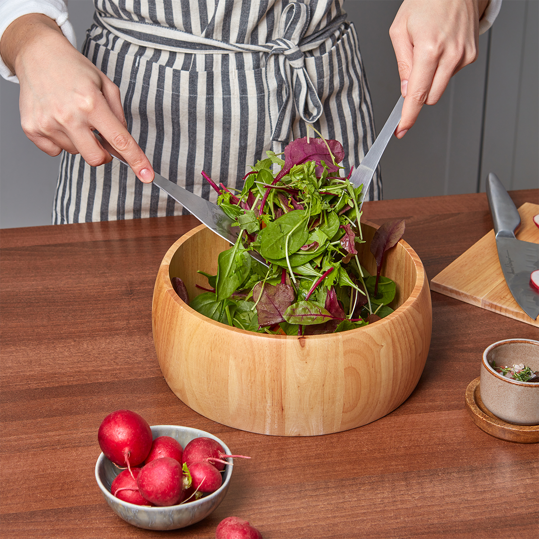 Family-Size Salad Bowl & Salad Servers