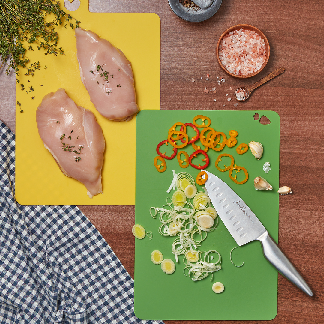 Flexible Plastic Chopping Board Set - Colour Coded – Jean Patrique  Professional Cookware