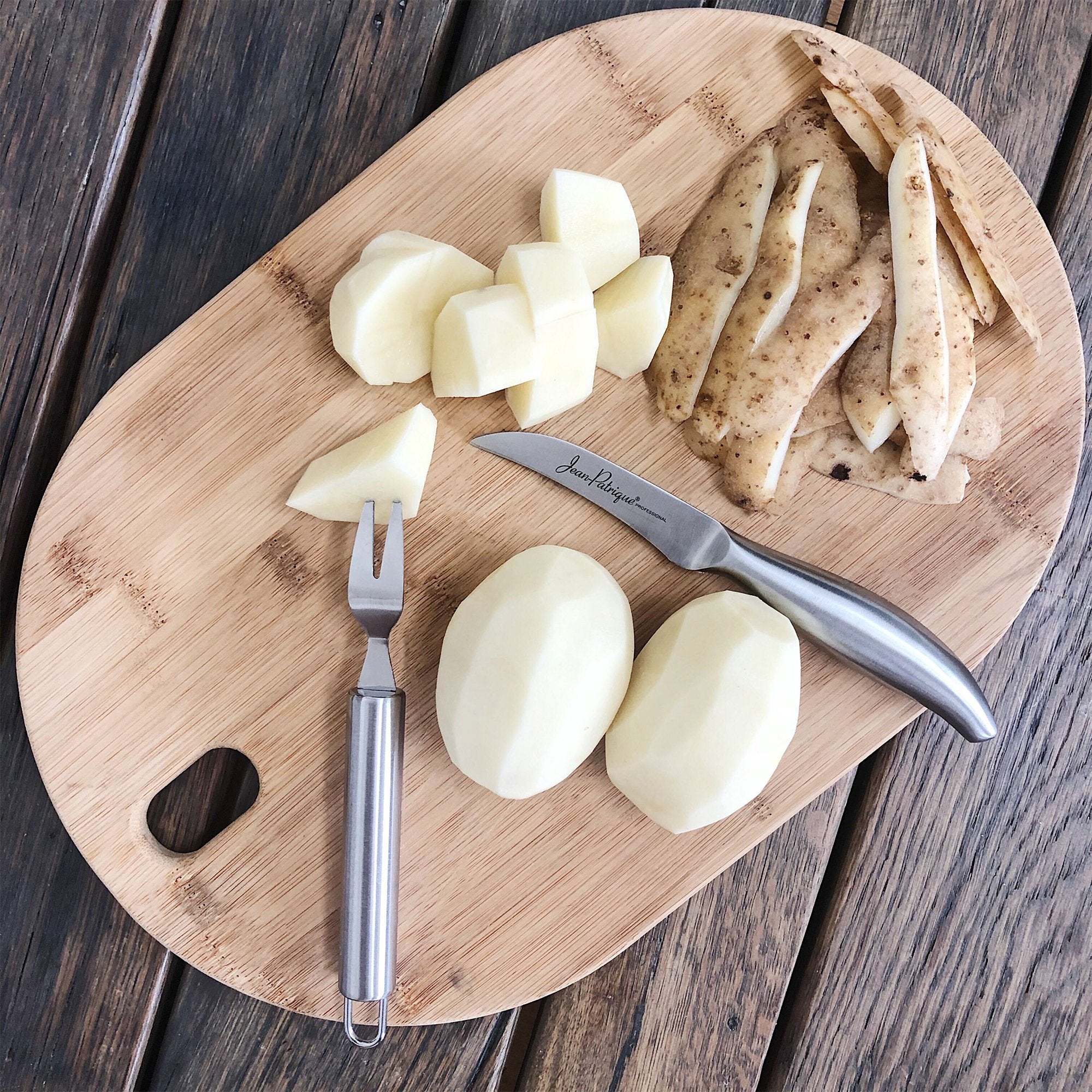 Potato Peeler Knife and Potato Fork Set
