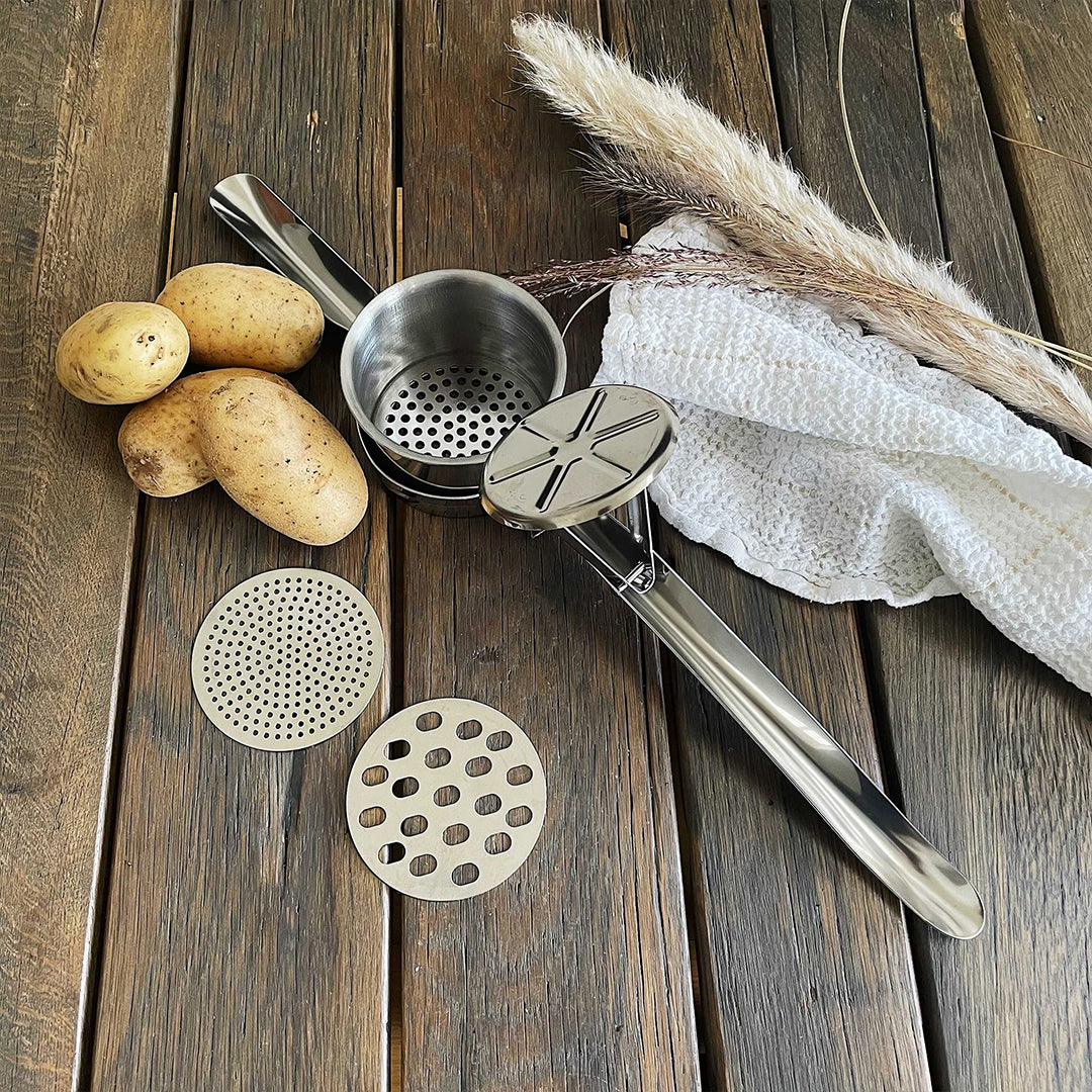 Stainless Steel Potato Ricer Set