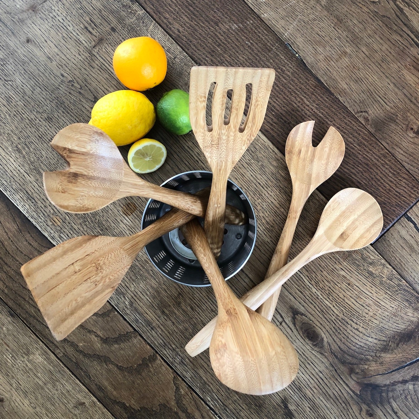 Bamboo Salad Servers