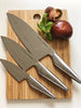 Bamboo Knife Block with Chopping Board - for the Chopaholic Oriental 3 Piece Knife Set