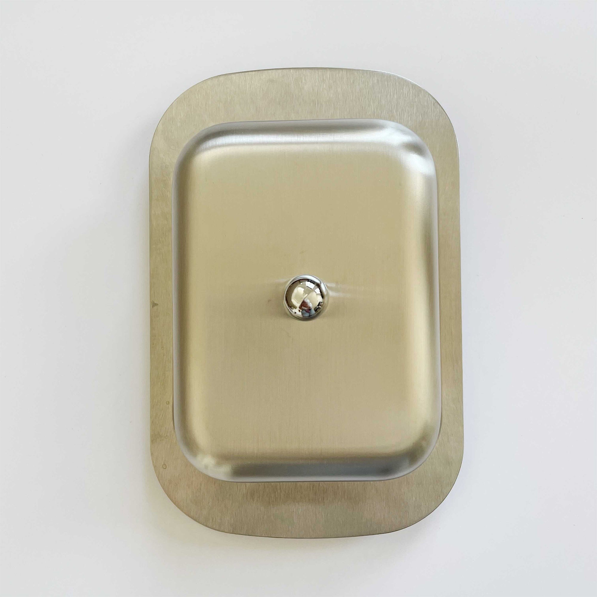 Windsor Stainless Steel Butter Dish With Lid