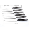 6-Piece Stainless Steel Steak Knife Set with Wooden Block