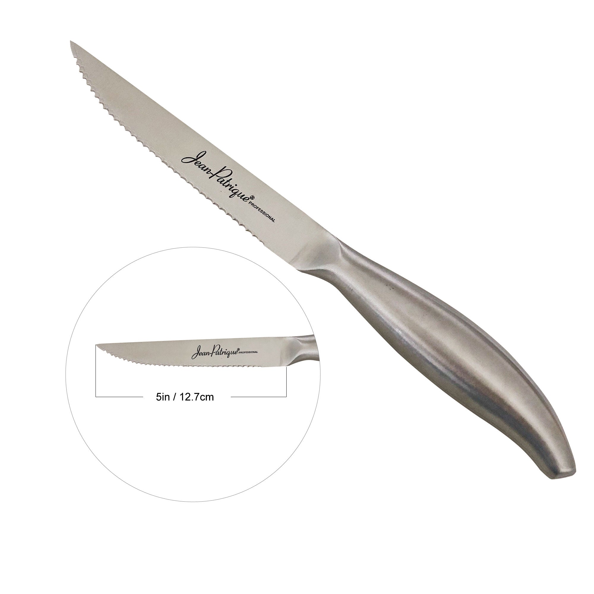 Jean-Patrique 5 Serrated Vegetable Nakiri Knife - Chopping Knife