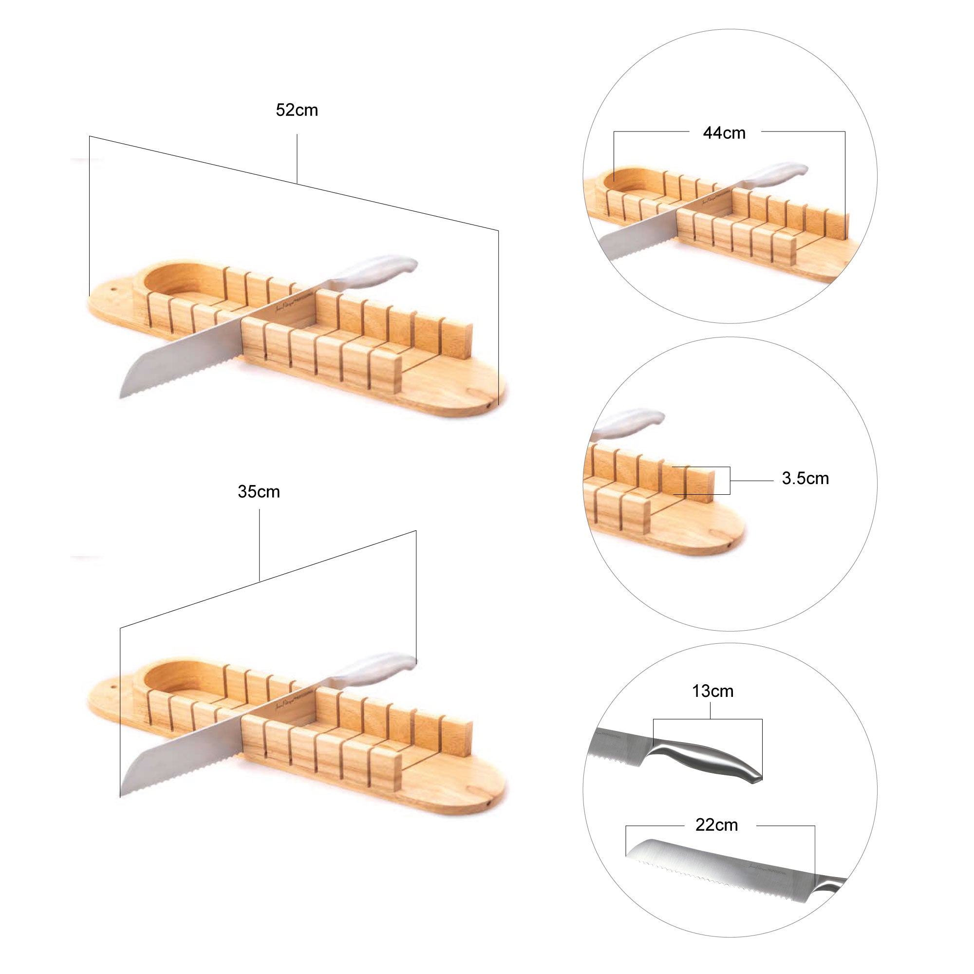 Baguette Board & Bread Knife