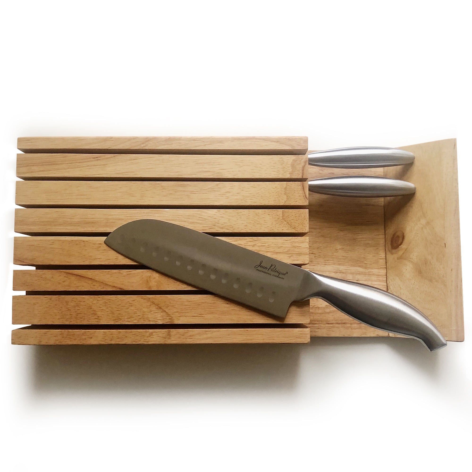 Making an in-drawer knife block 