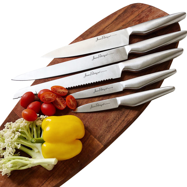 Chopaholic 5 Piece stainless steel knife set – Jean Patrique Professional  Cookware