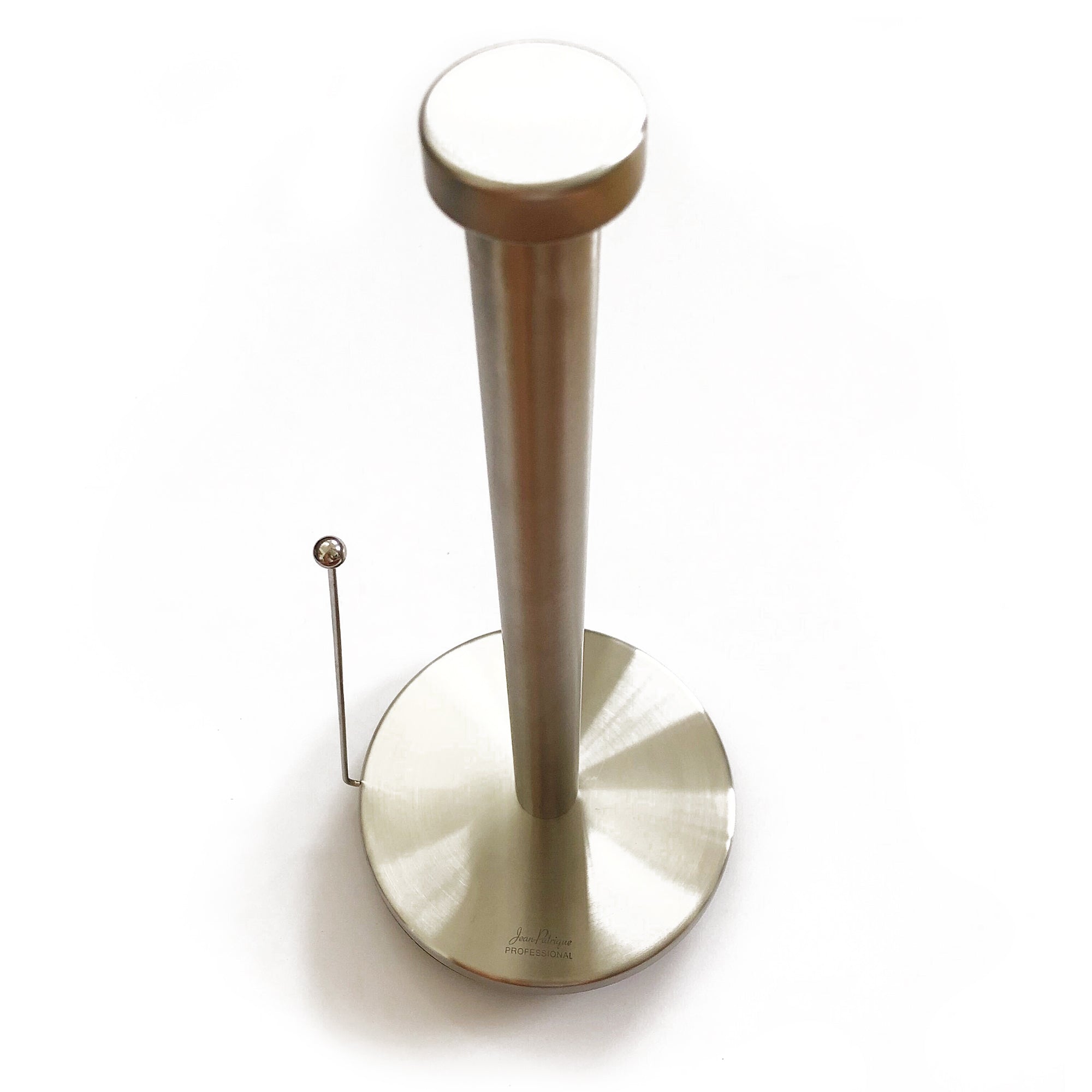 Brushed Steel Spring-Loaded Kitchen Towel Holder