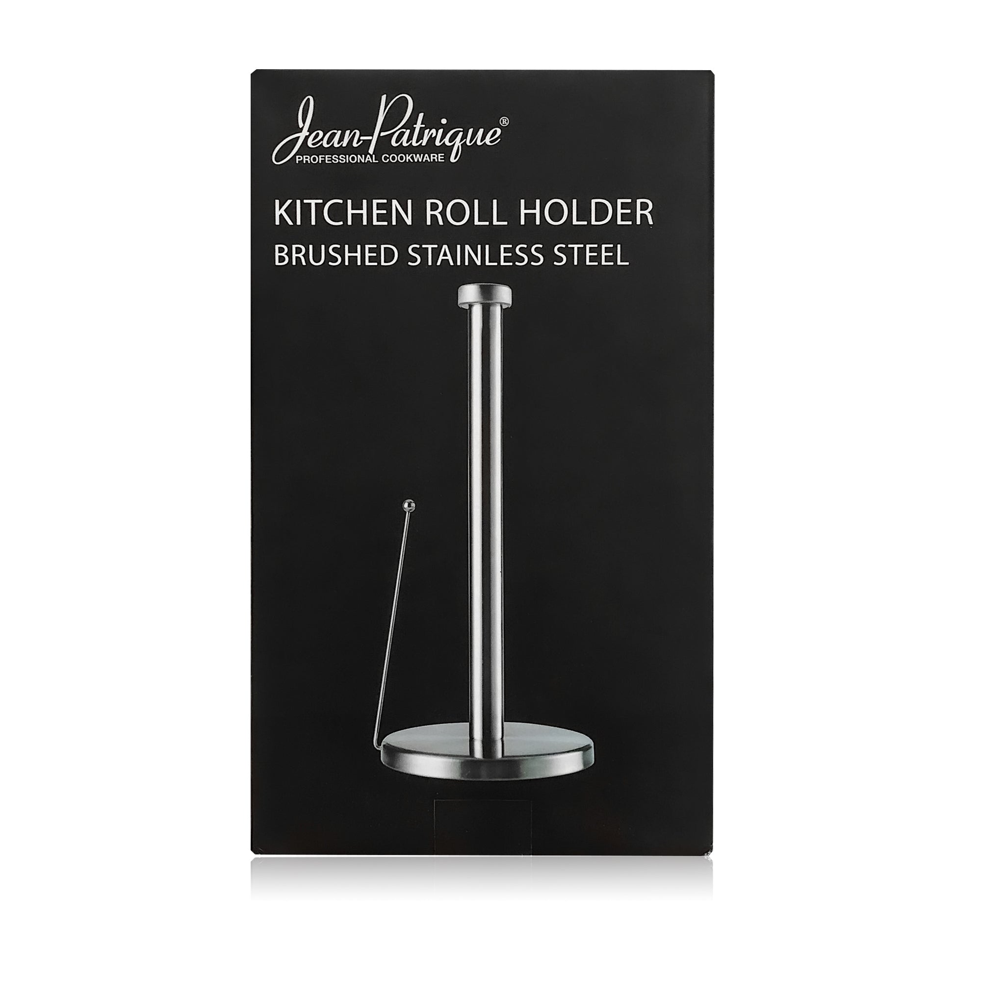 Brushed Steel Spring-Loaded Kitchen Towel Holder