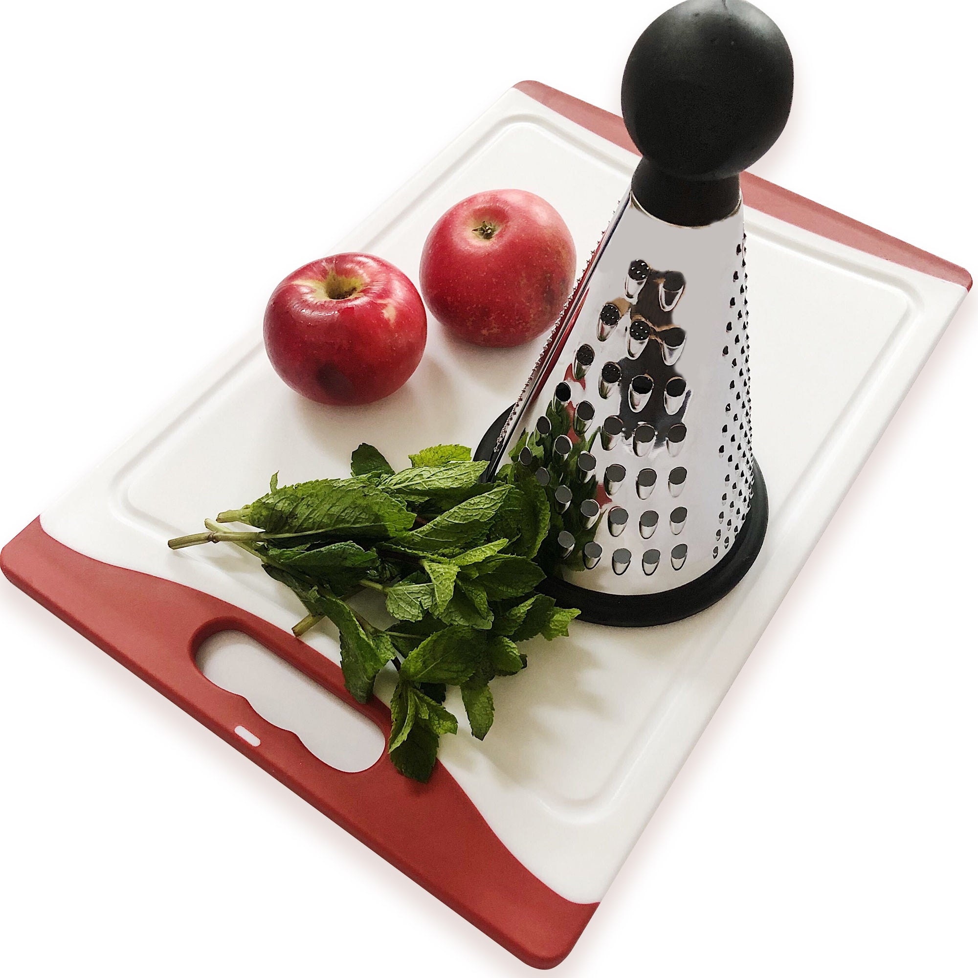 Stainless Steel Cheese Grater - 3 Sided