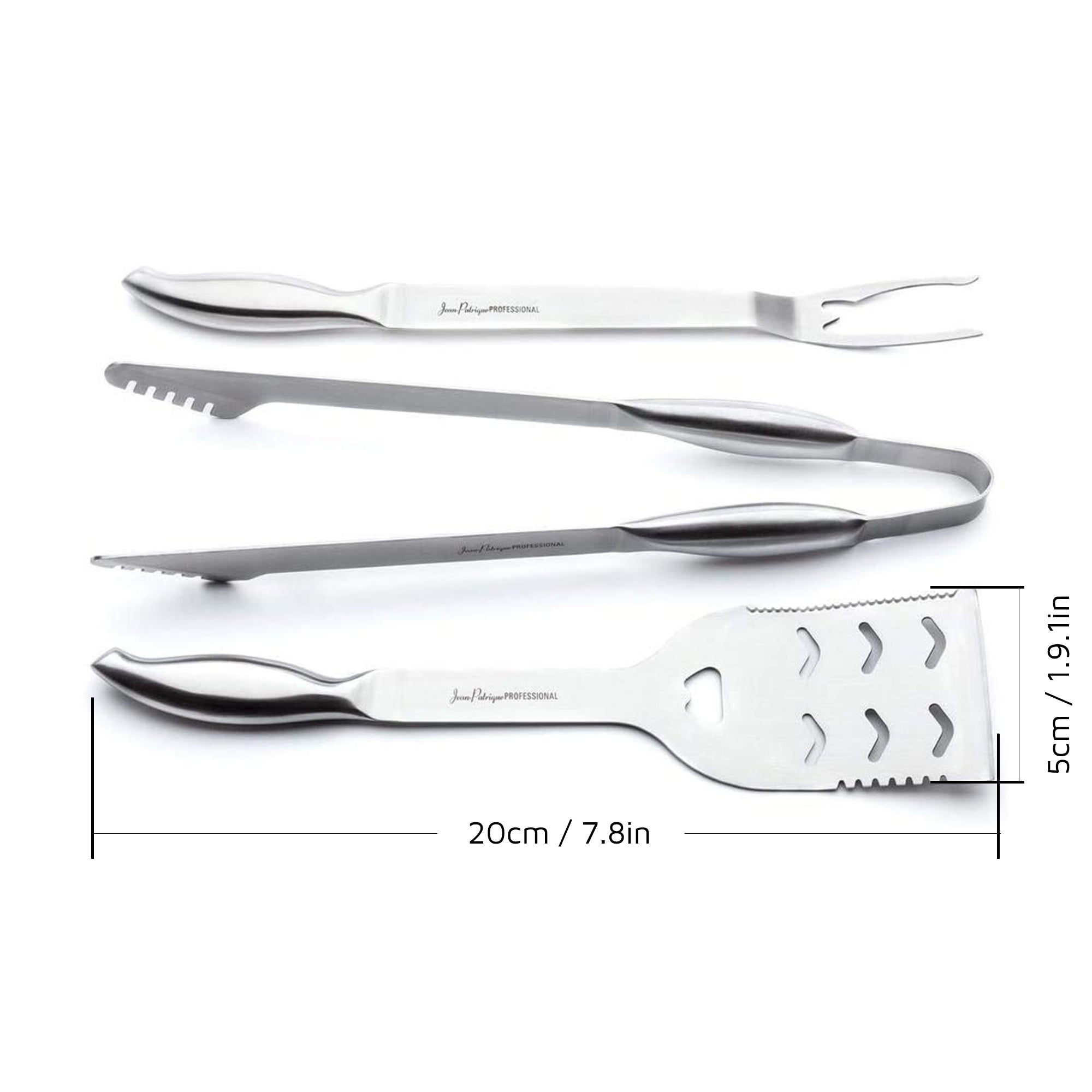 Professional Heavy-Duty Stainless Steel BBQ Utensil Set