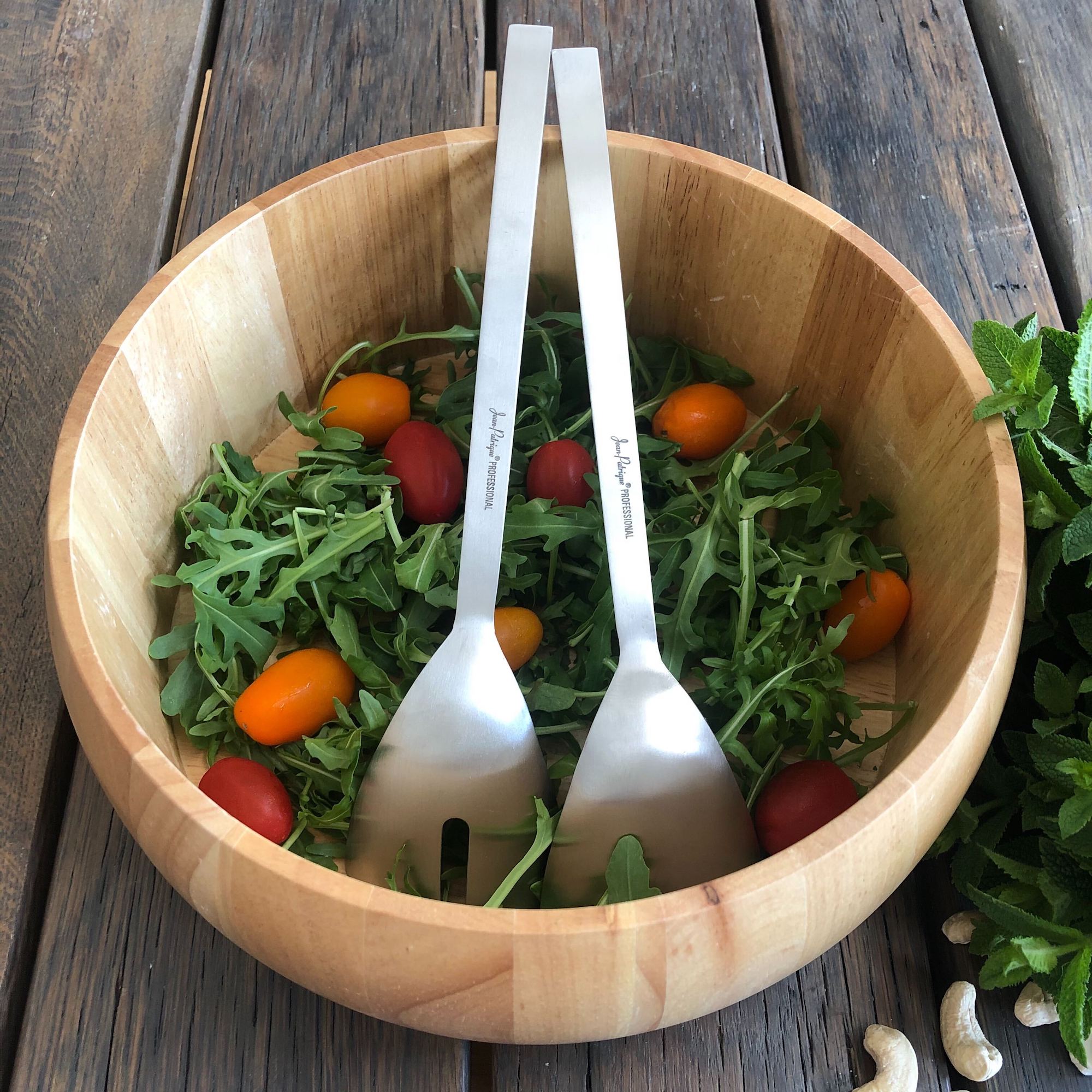 Family-Size Salad Bowl & Salad Servers – Jean Patrique