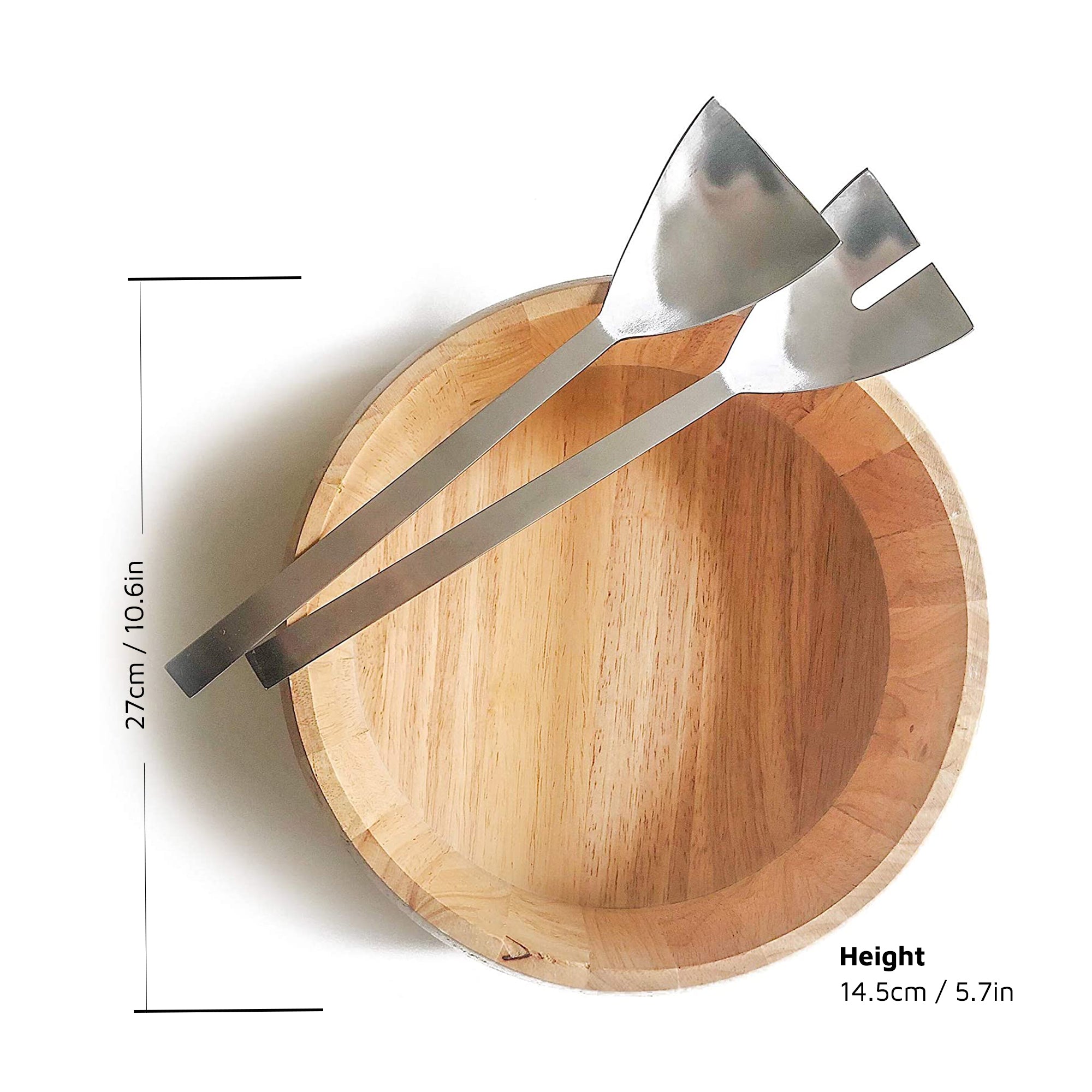 Family-Size Salad Bowl & Salad Servers