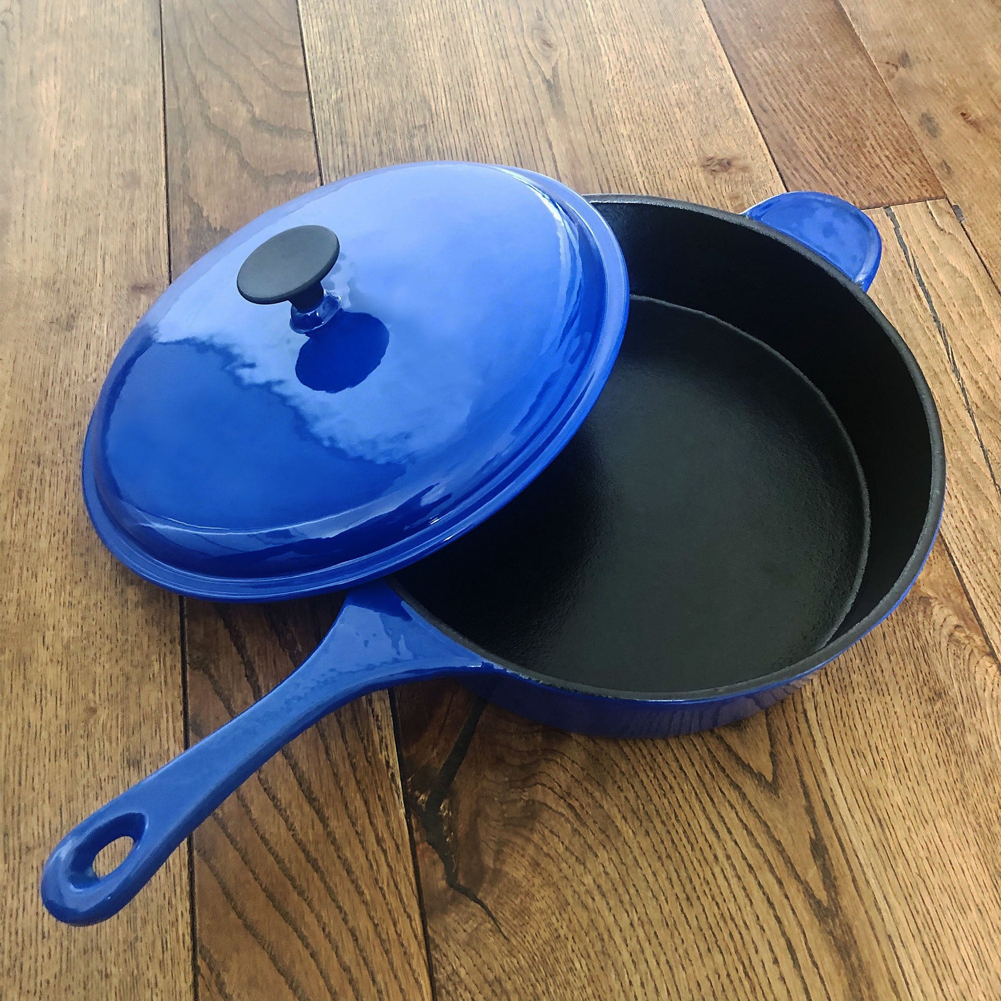 30cm Professional Cast Iron Deep Sauté Pan
