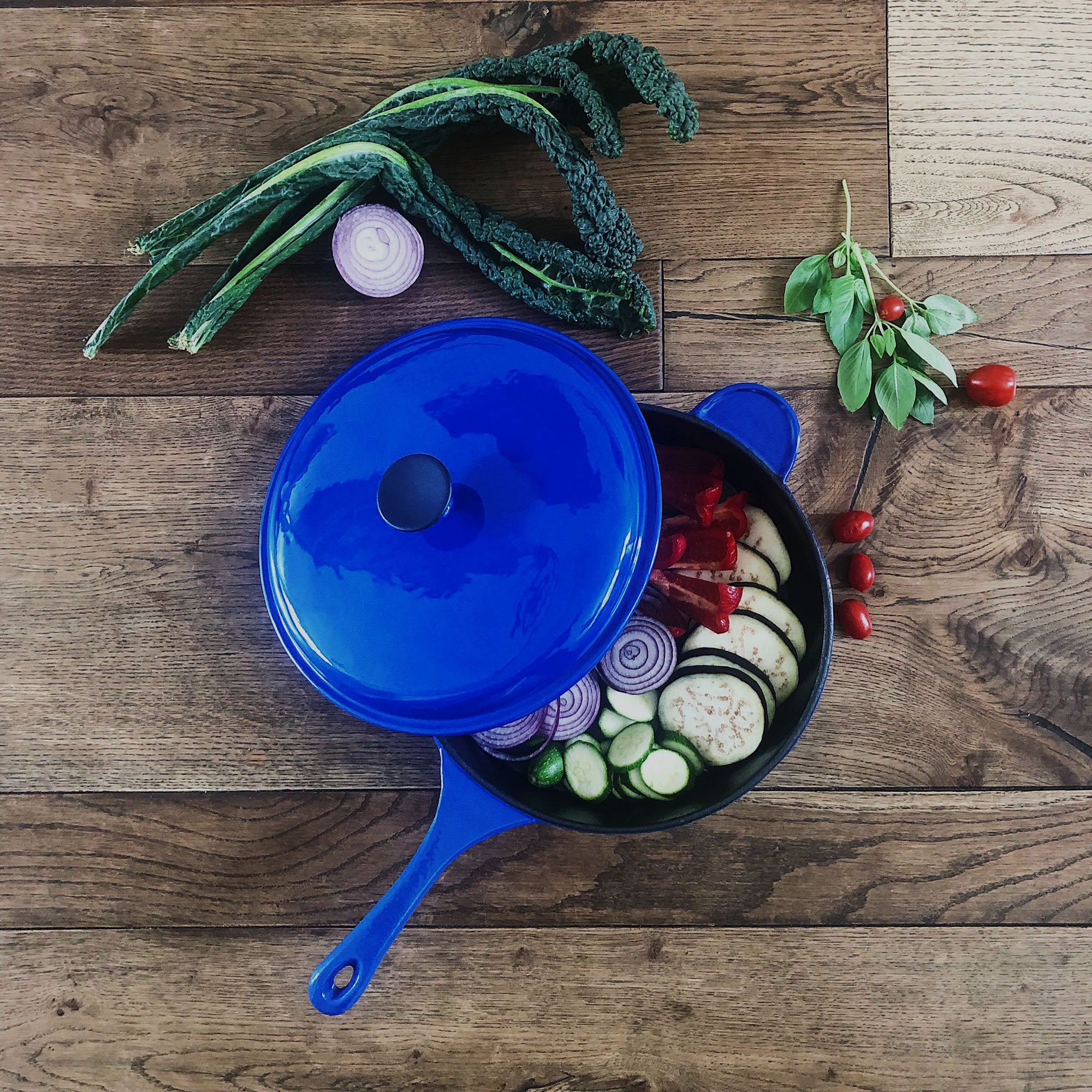 30cm Professional Cast Iron Deep Sauté Pan