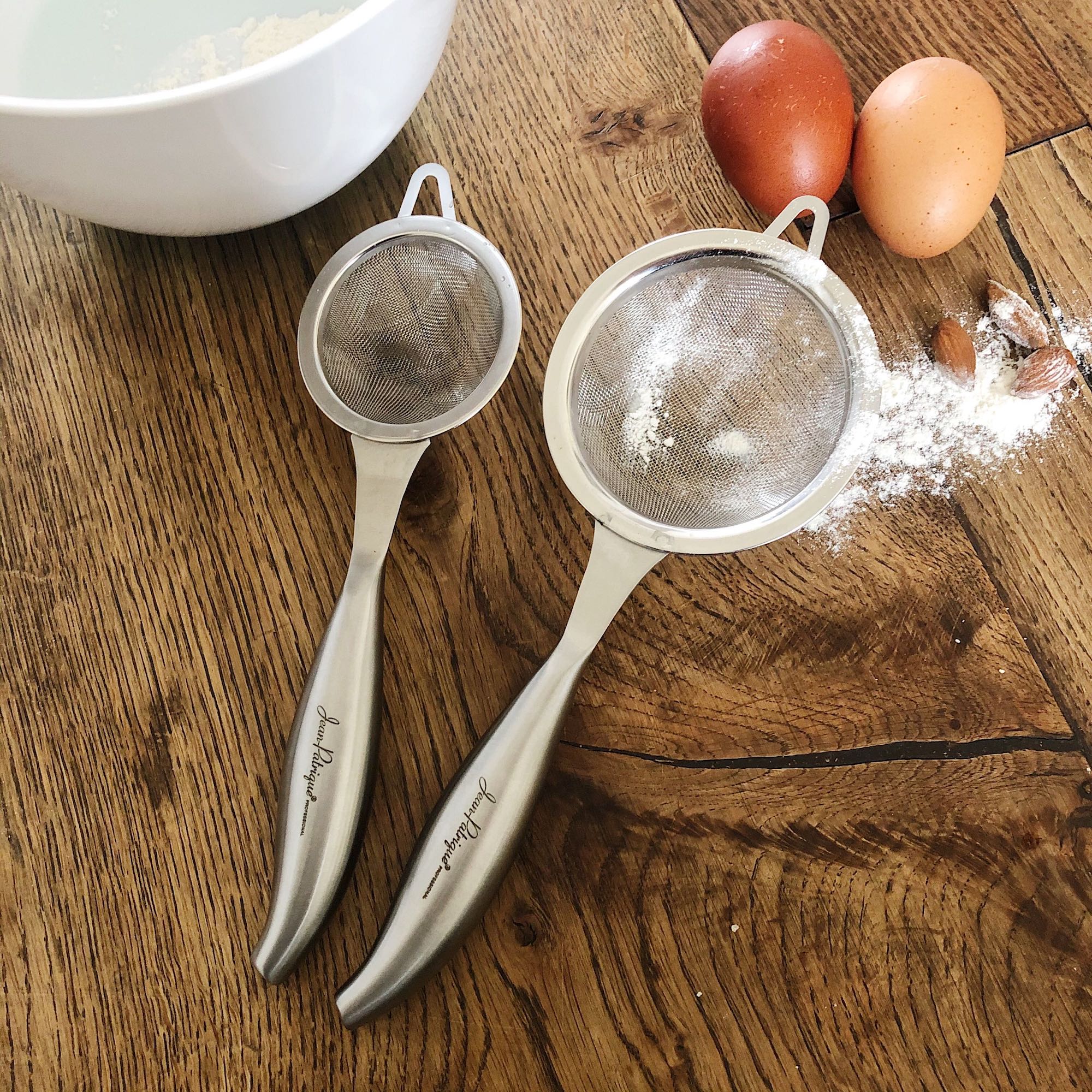 Set of 2 Stainless Steel Strainers