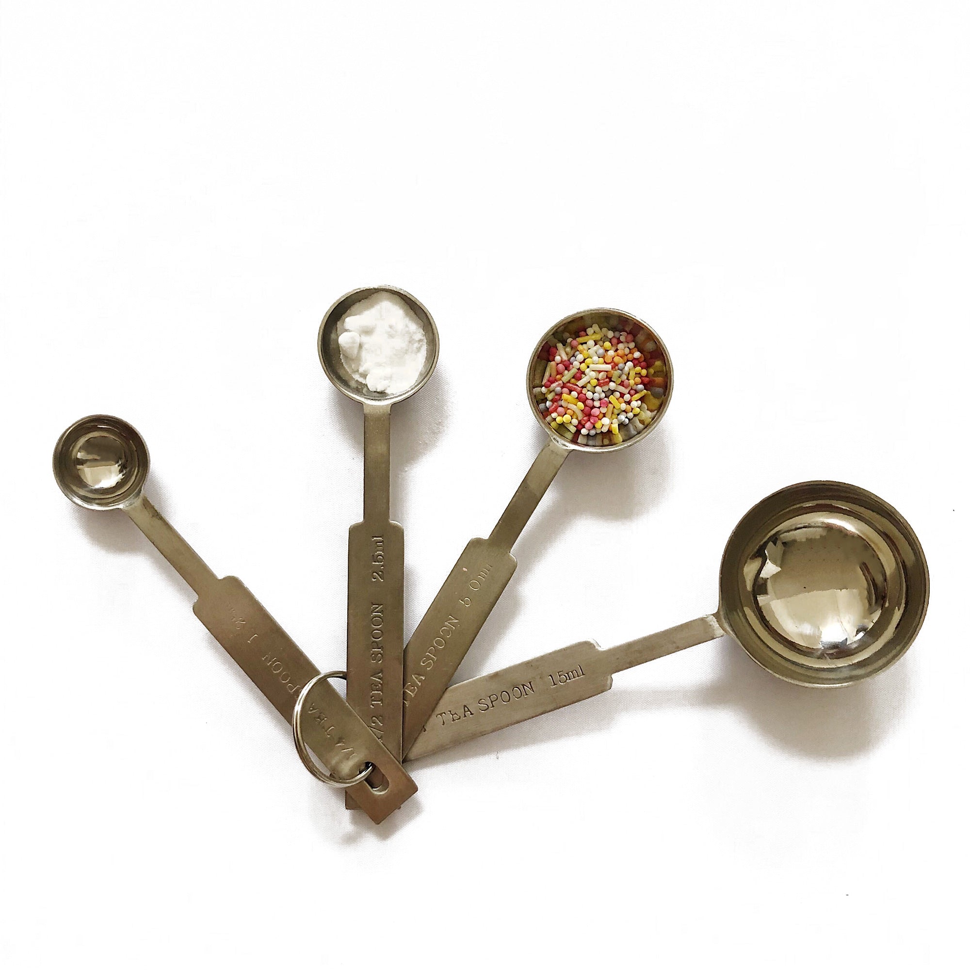 Chef's Stainless Steel Measuring Spoons - Set of 4