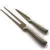 Serrated Carving Knife and Meat Fork Set