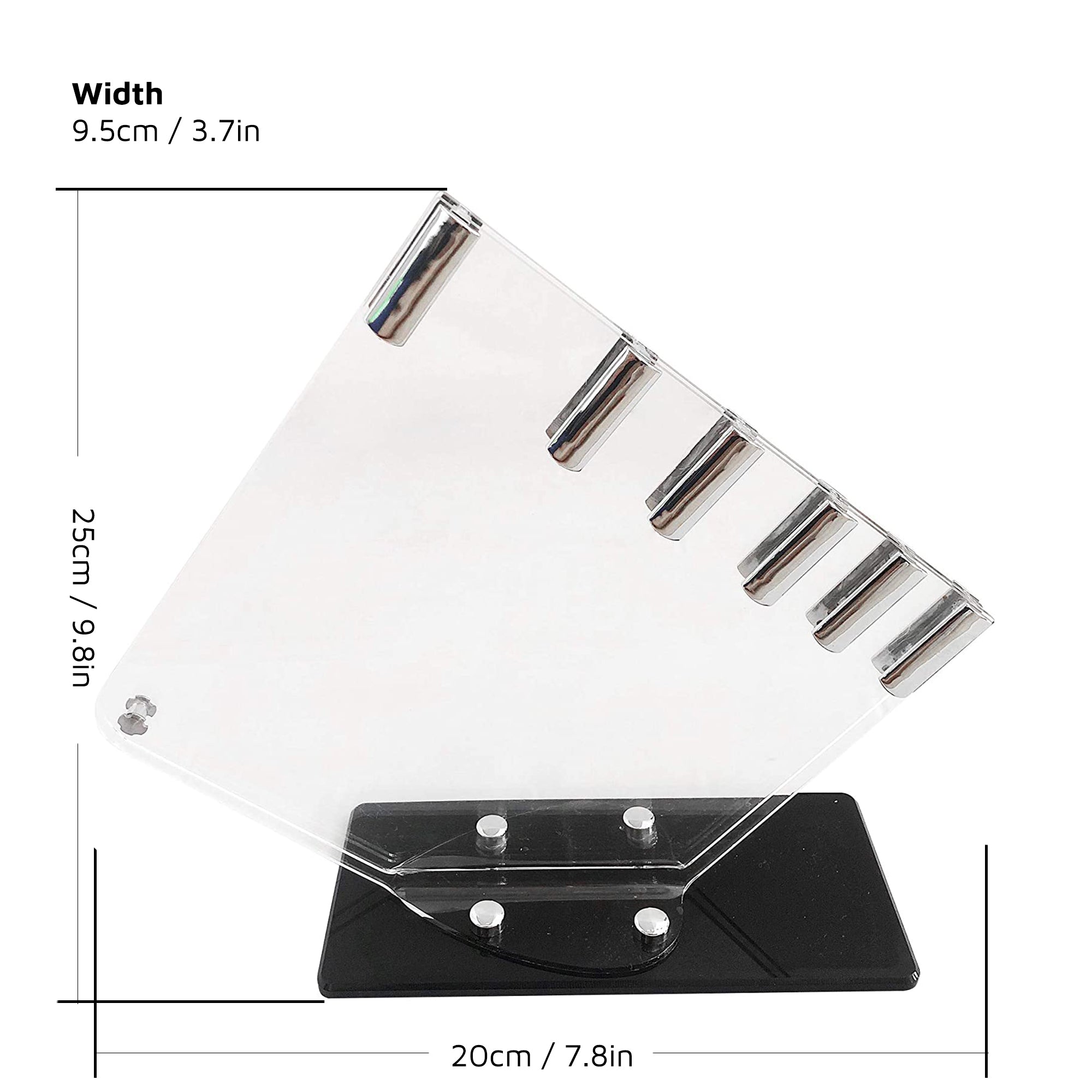 5-Slot Perspex Block