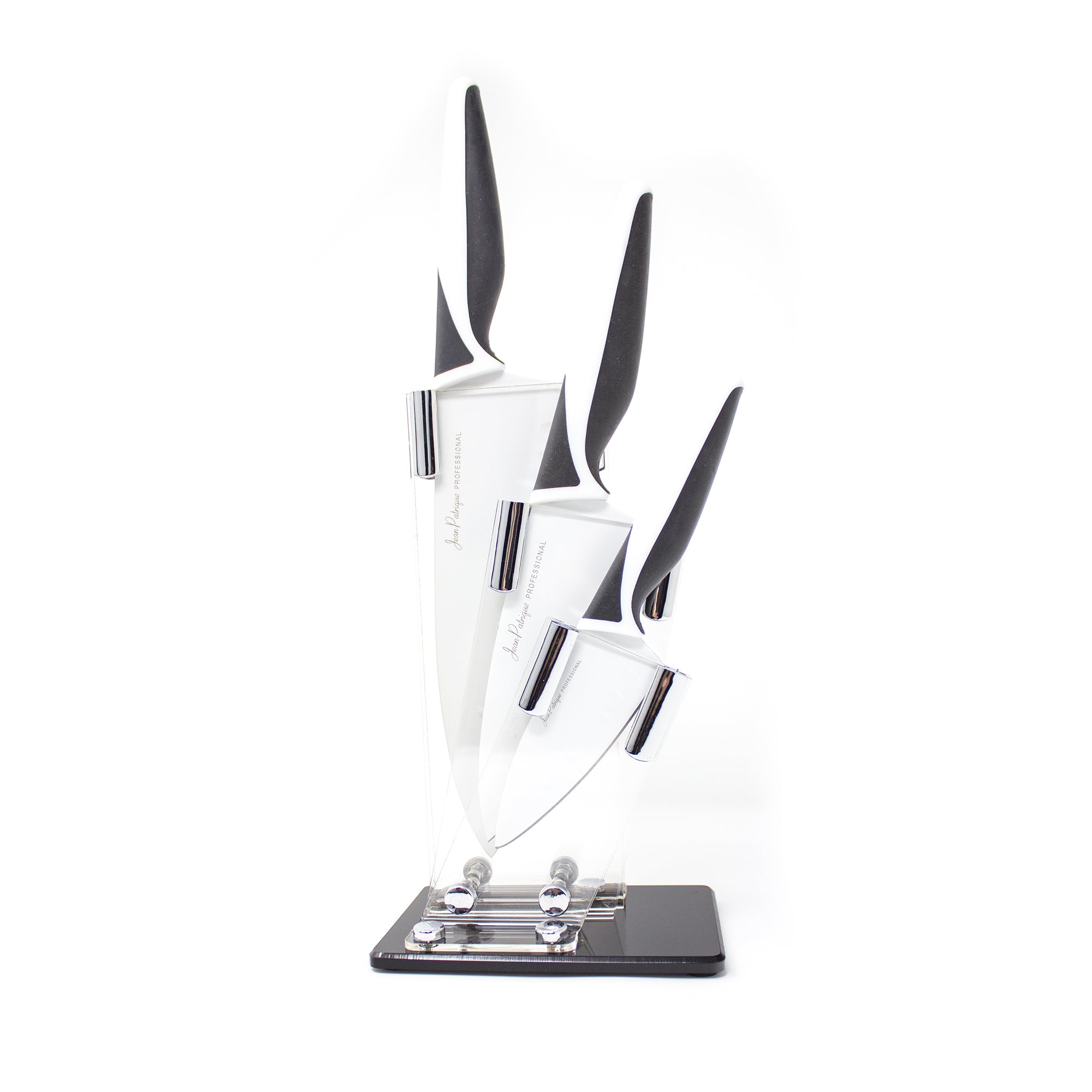 3-Piece Non-Stick Knife Set - Midnight / Ivory