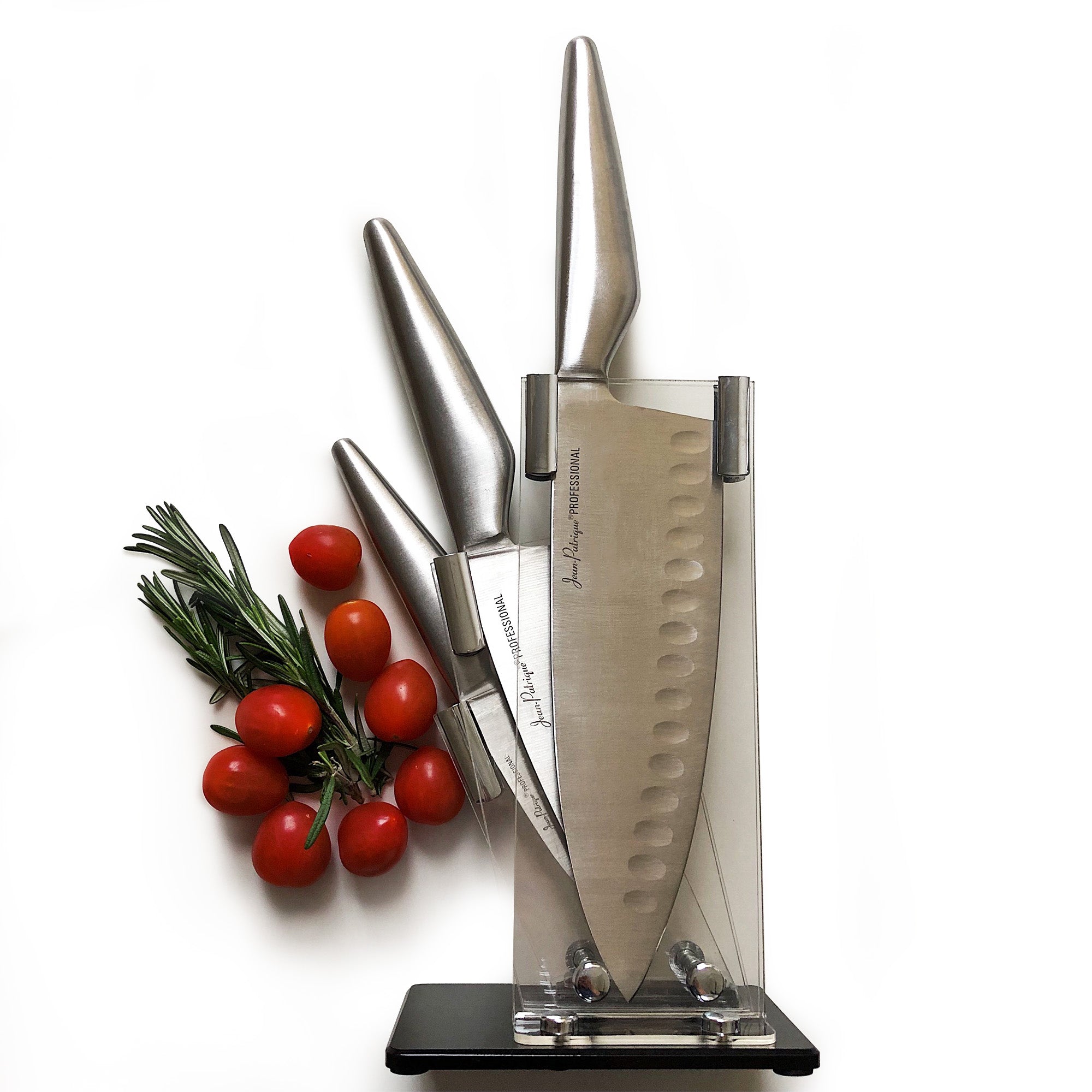 Perspex Knife Block for the Jean Patrique Signature 3-Piece Knife Set