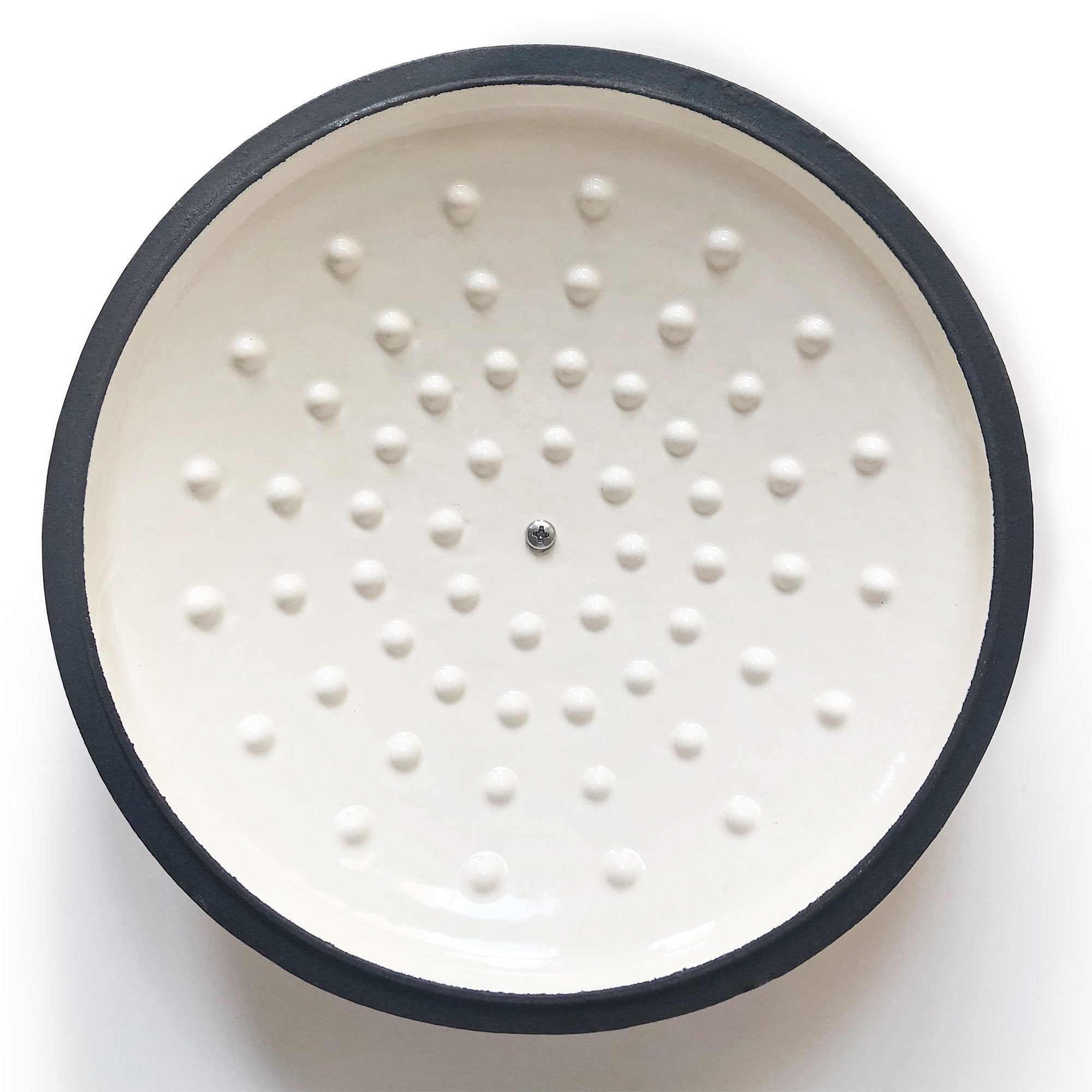 Round Dutch Oven Casserole Dish - Orange Cast Iron 26cm / 10.2 Inch