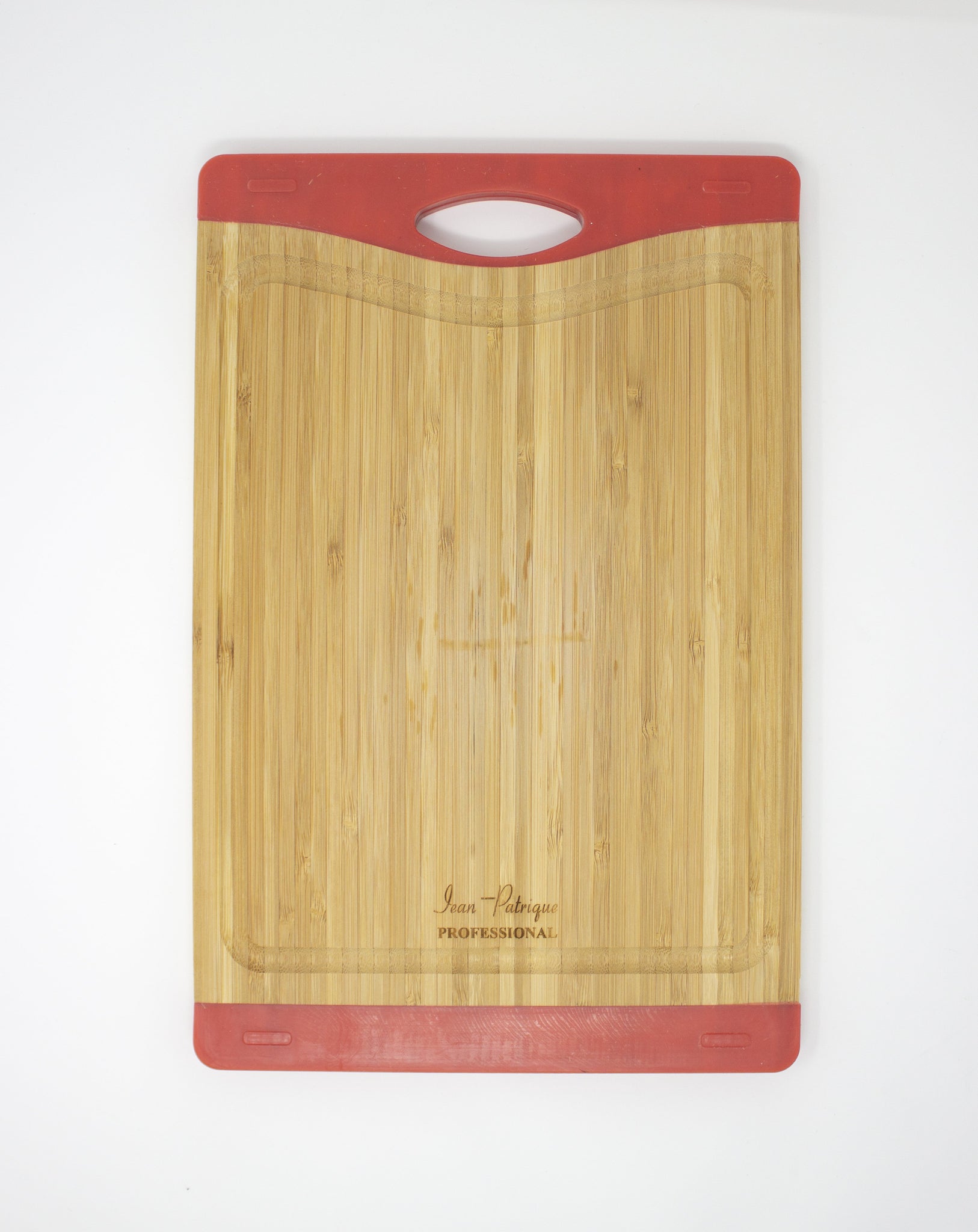 Bamboo Chopping Boards with Silicone Ends - Medium (Red) – Jean Patrique  Professional Cookware