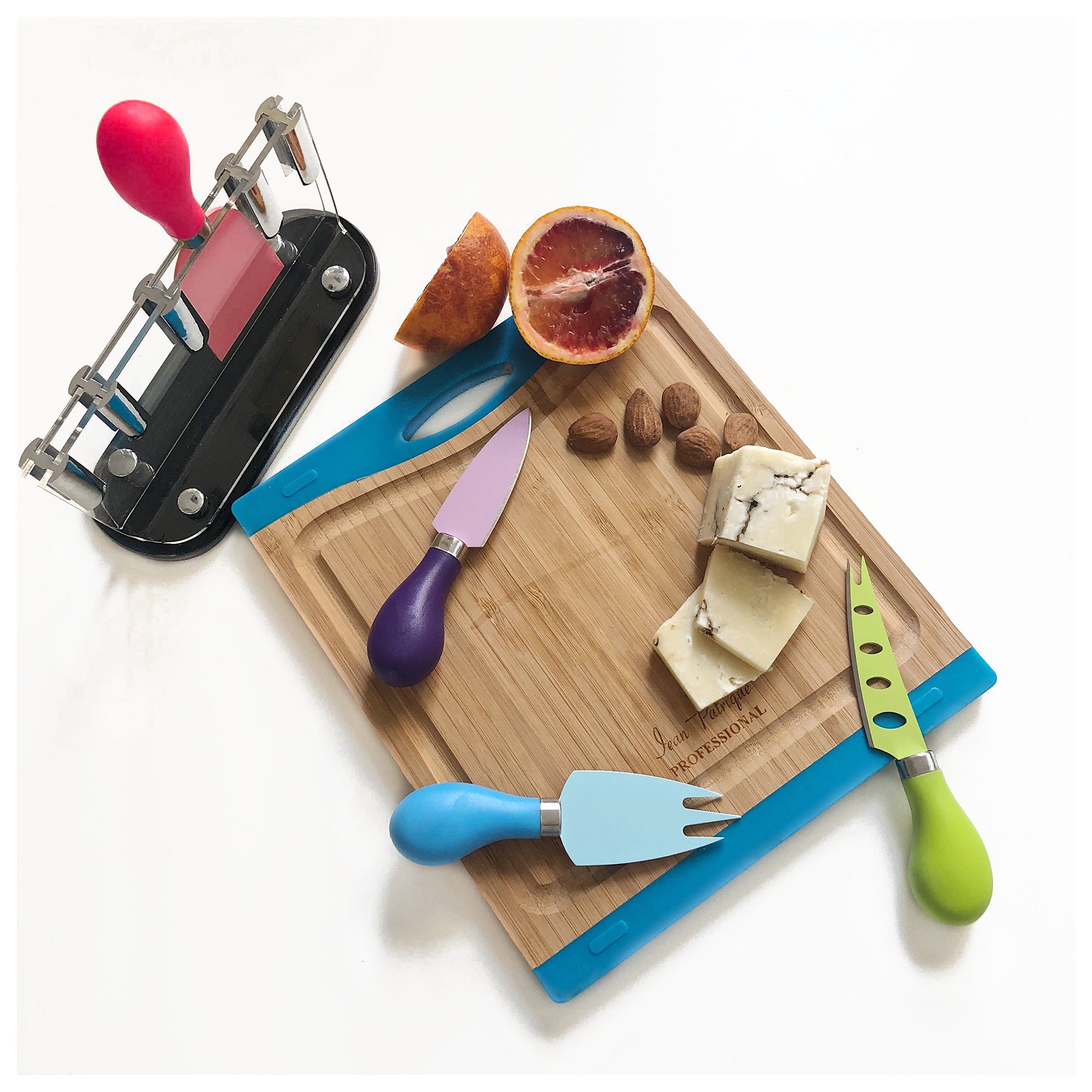 Vibrant Cheese Knife Set & Block