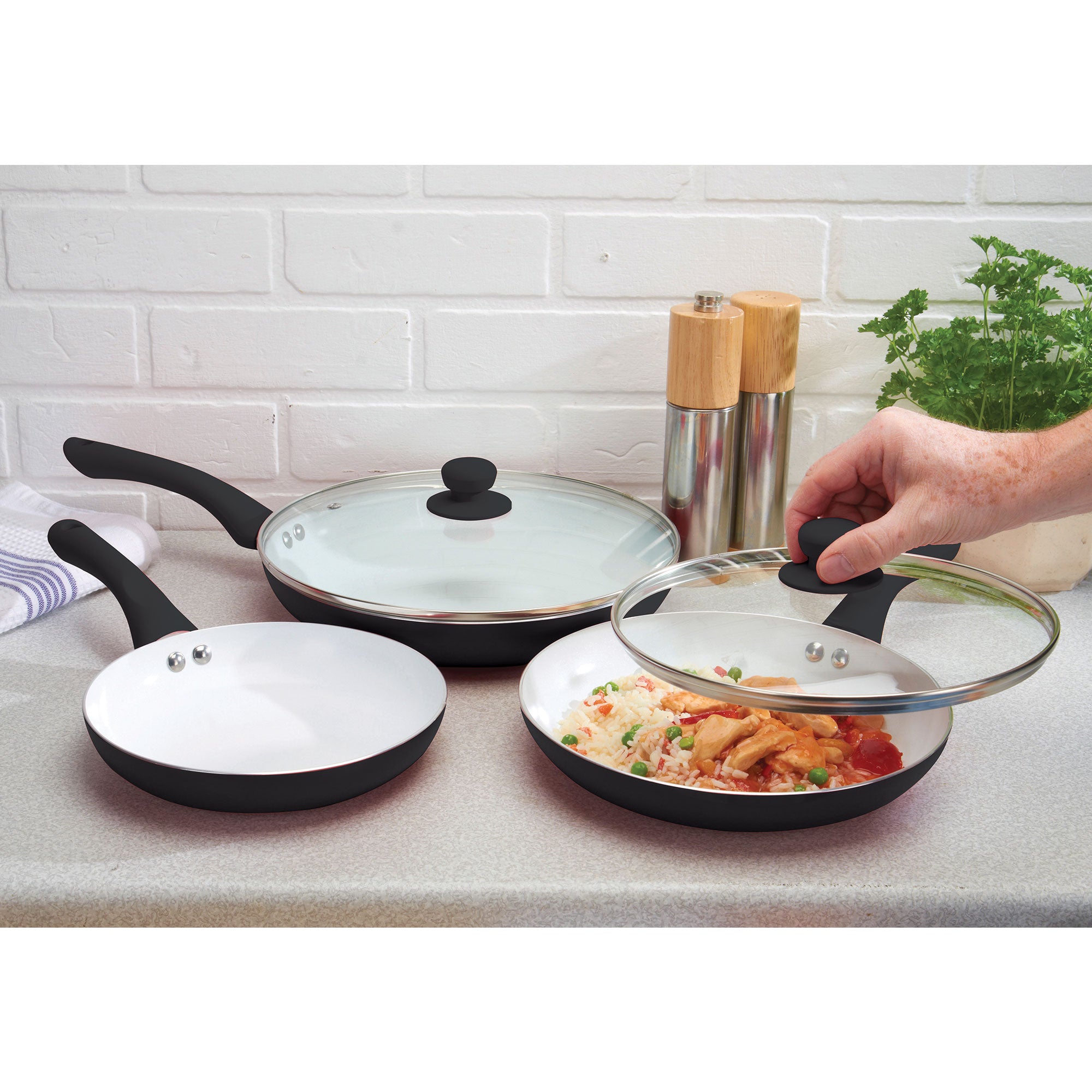 Bio Supreme Ceramic Frying Pan Set
