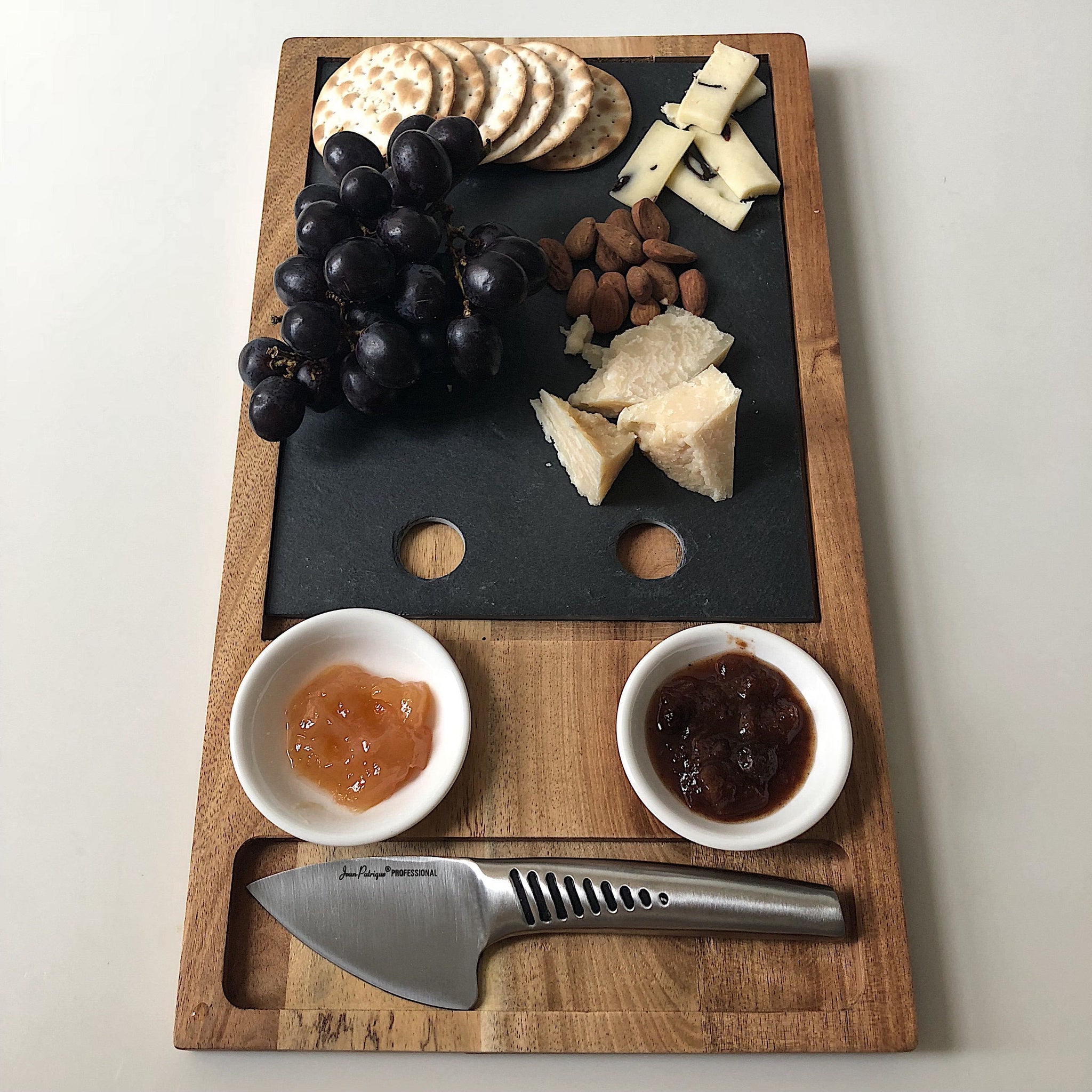 Chopping Boards | Natural Slate Cheese Board With 3 Speciality Cheese Accessories P 86f35f8e 6914 4dc5 A345 078cb555c36b