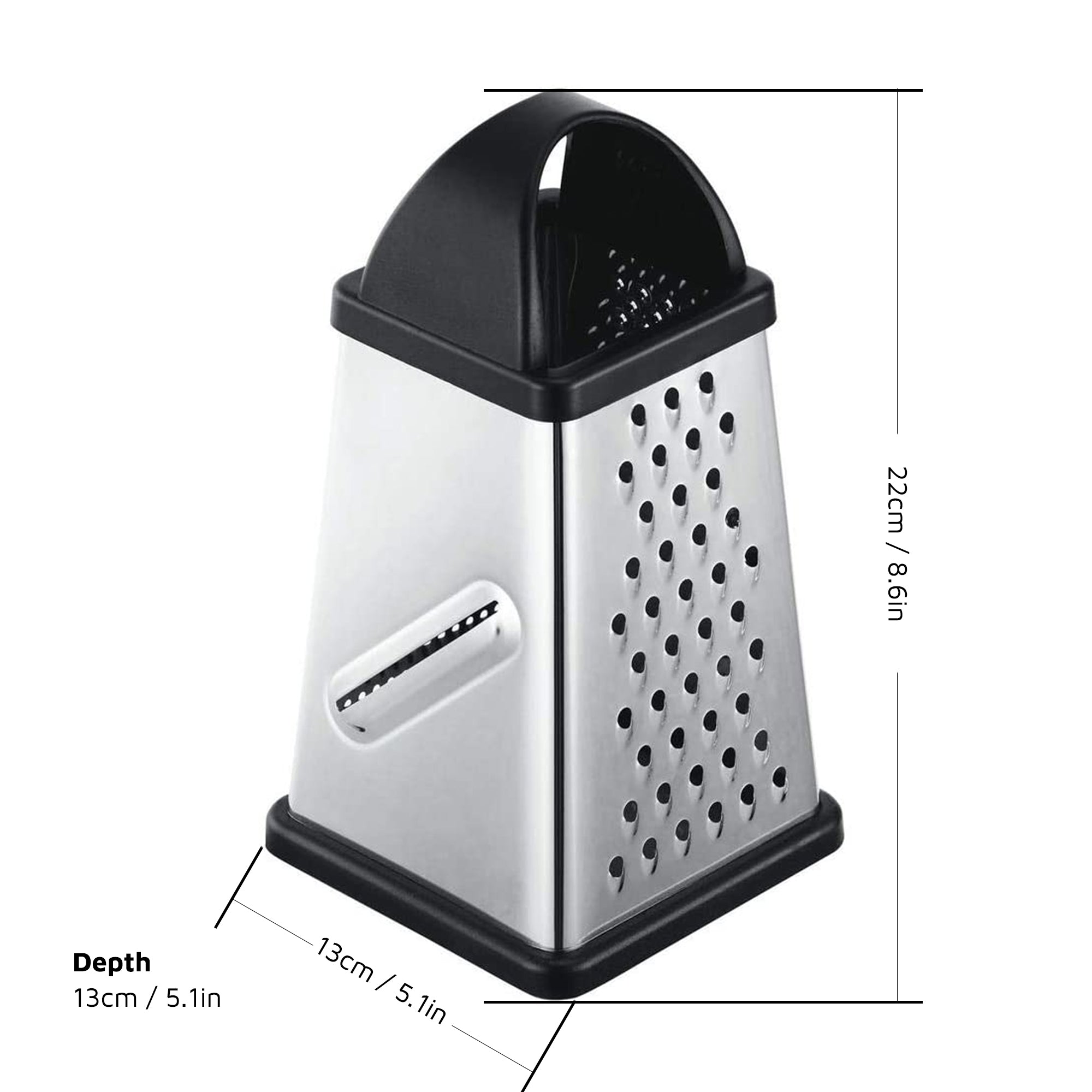Stainless Steel Four-Sided Cheese Grater