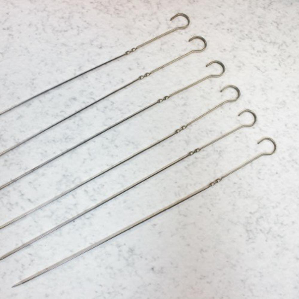 The Griddle Me This Cast Aluminium Griddle Plate & 6 Stainless Steel Skewers