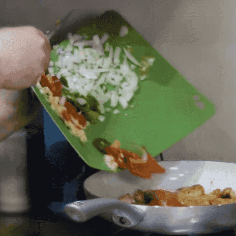 Flexible Plastic Chopping Board Set - Colour Coded