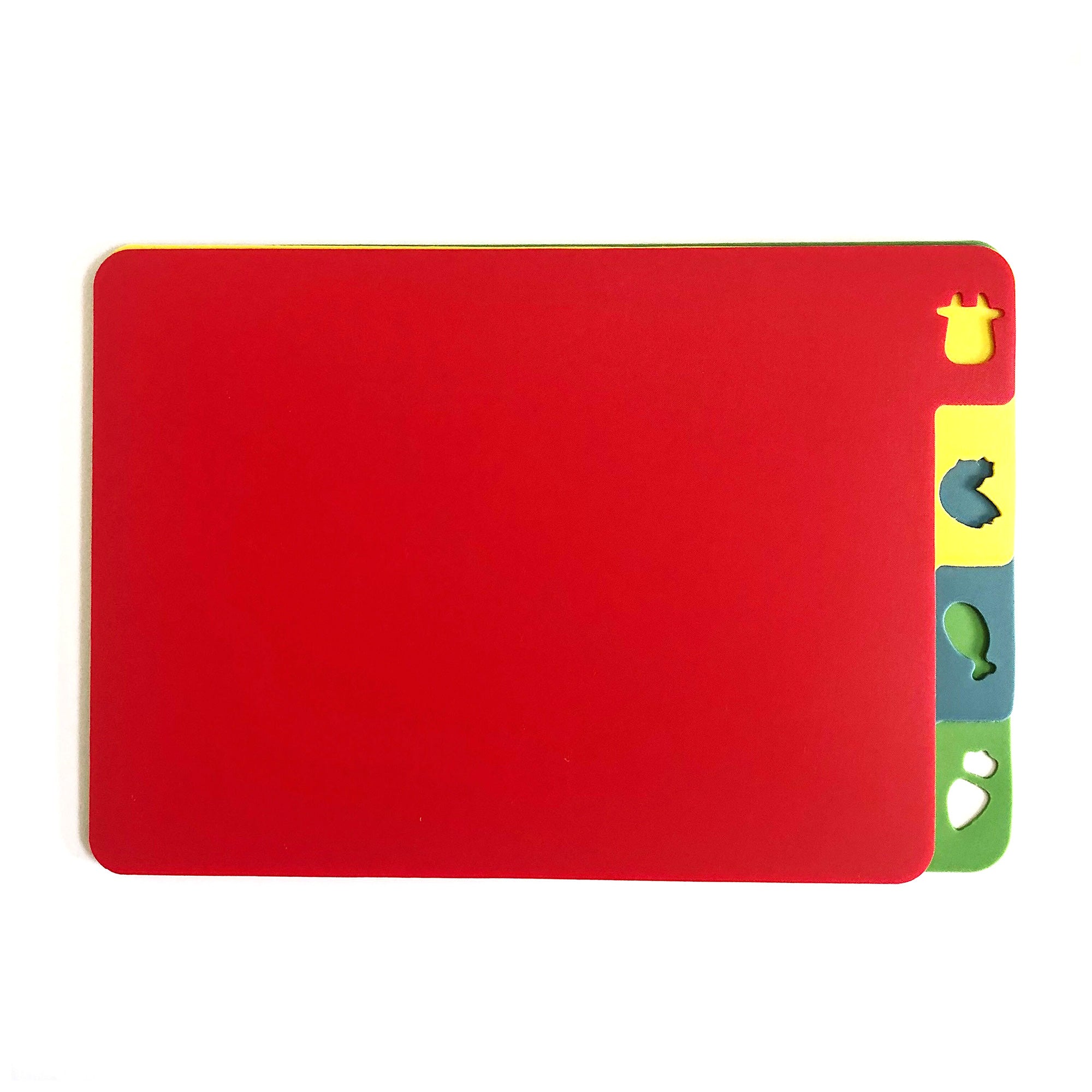 Flexible Plastic Chopping Board Set - Colour Coded