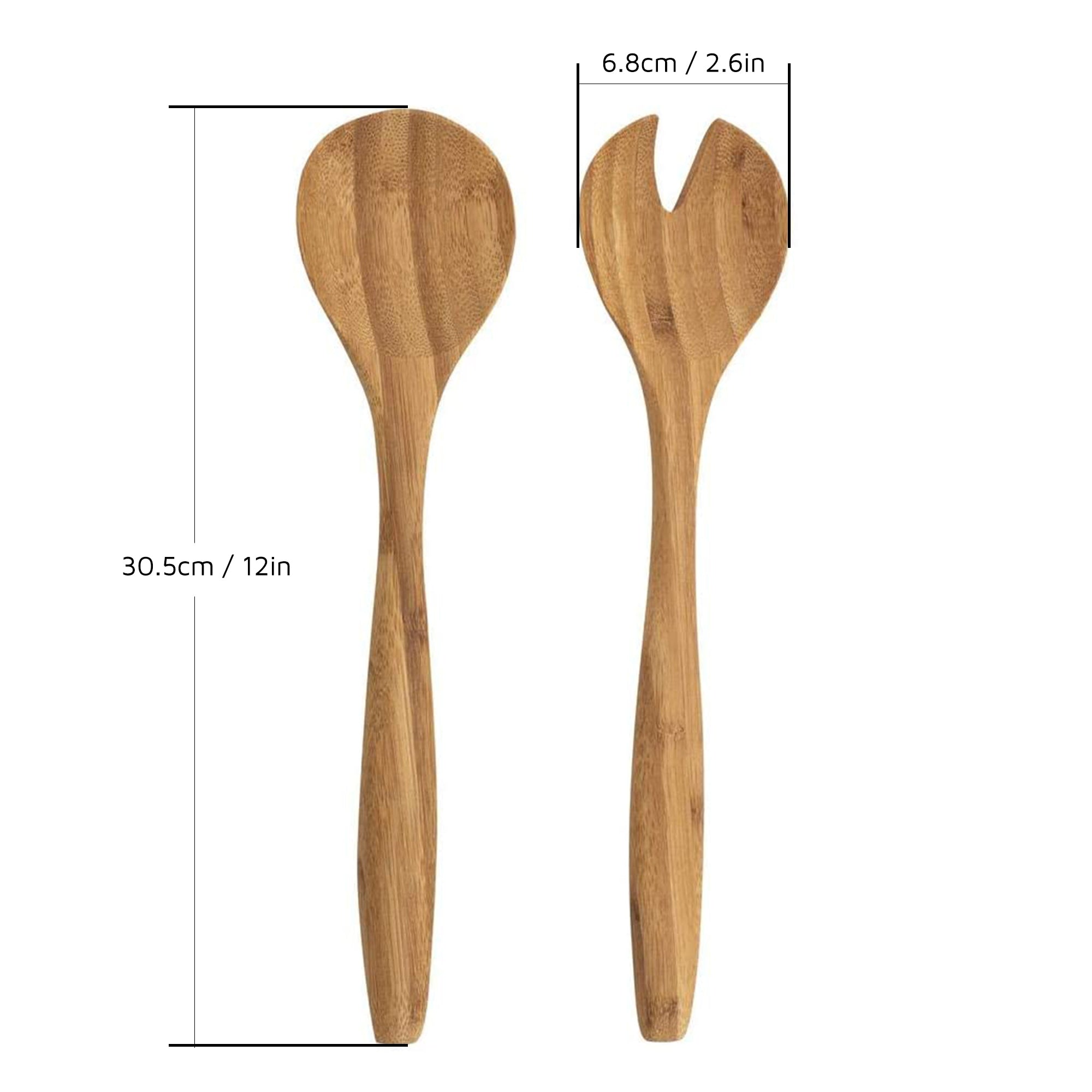 Bamboo Salad Servers