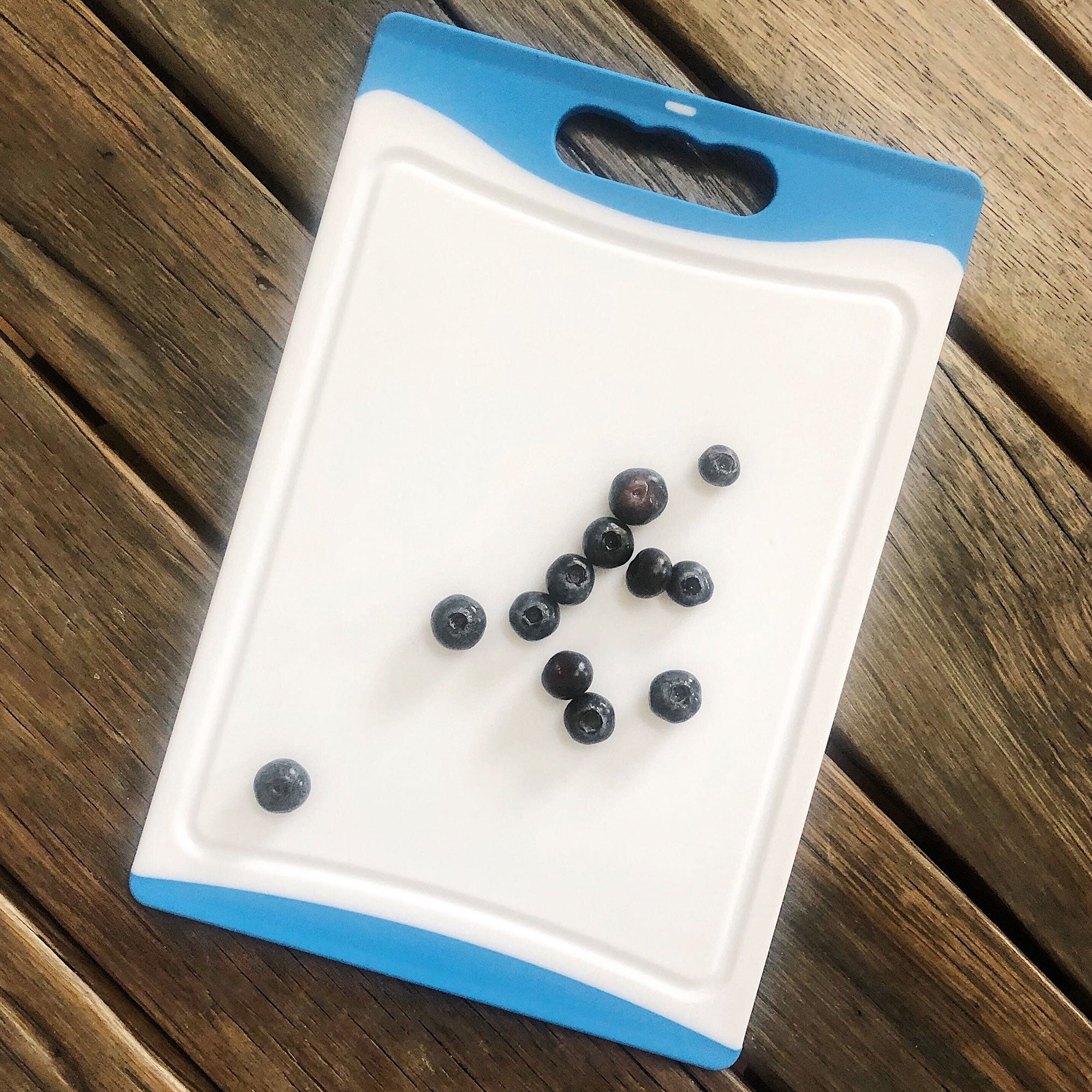 Small Plastic Chopping Board - Blue 11.4 Inch