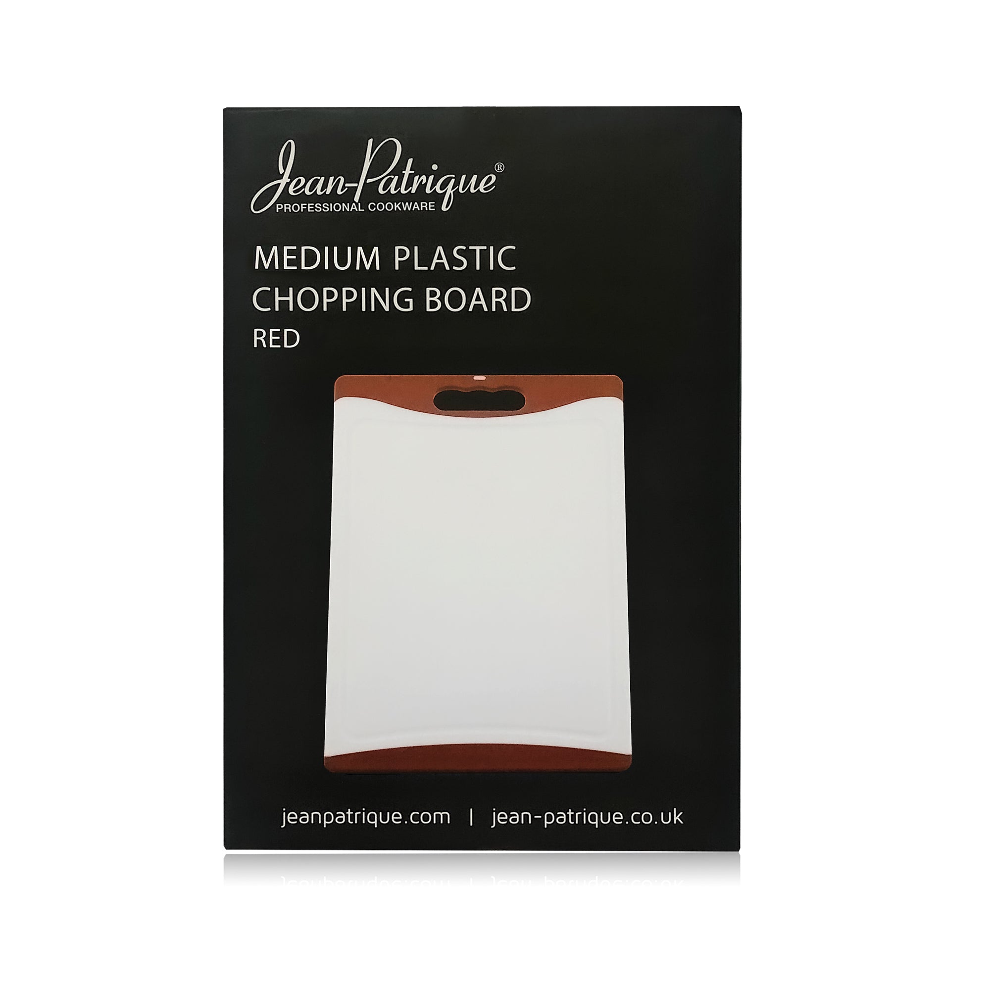 Medium Plastic Chopping Board - Red 14.1 Inch