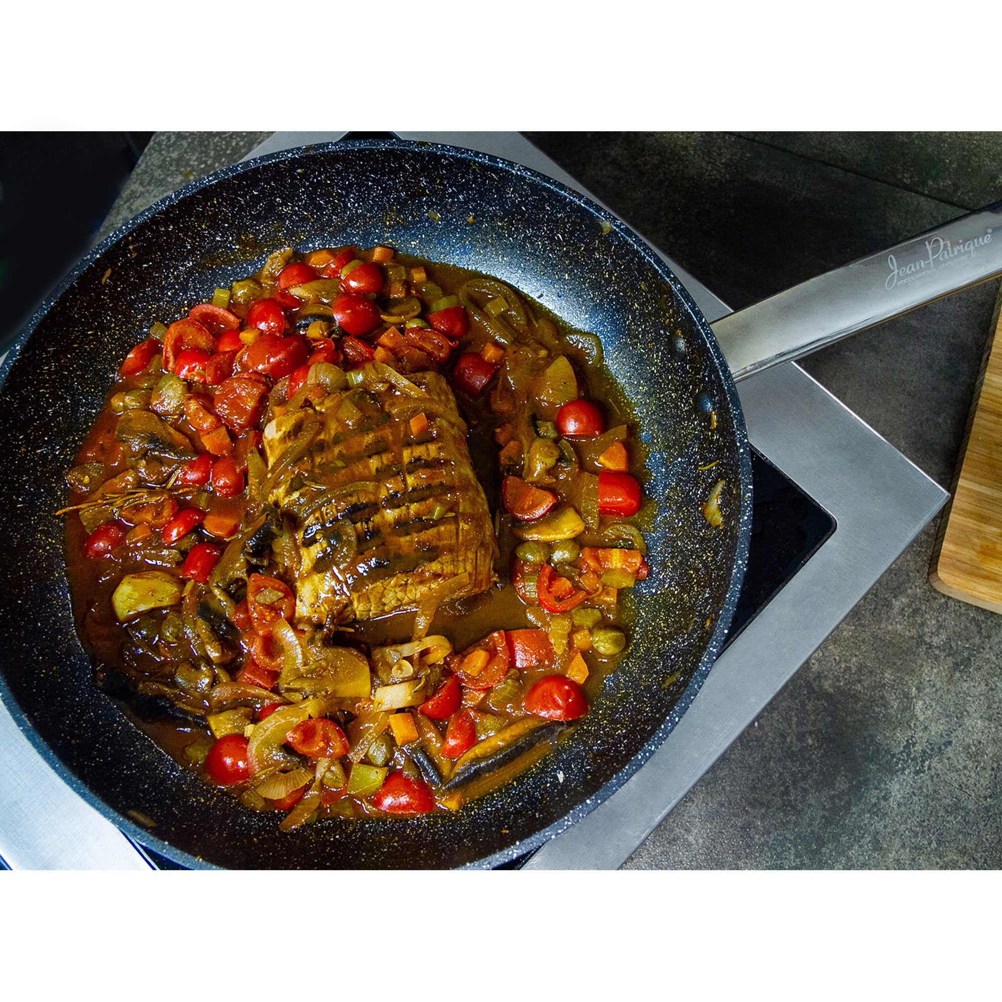 Stonetastic Granite Non-Stick Frying Pans - Set of 3