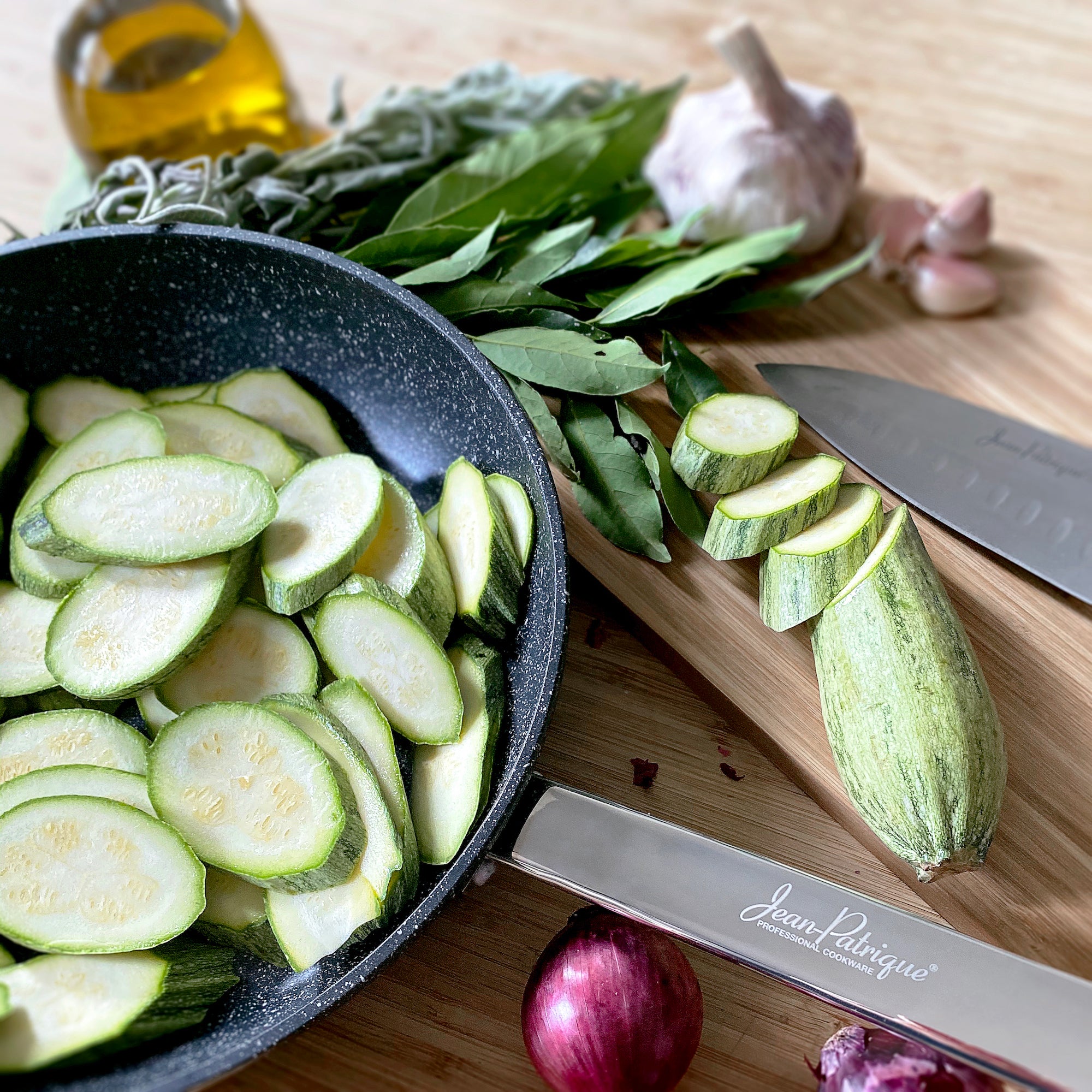 Stonetastic Granite Non-Stick Frying Pans - Set of 3