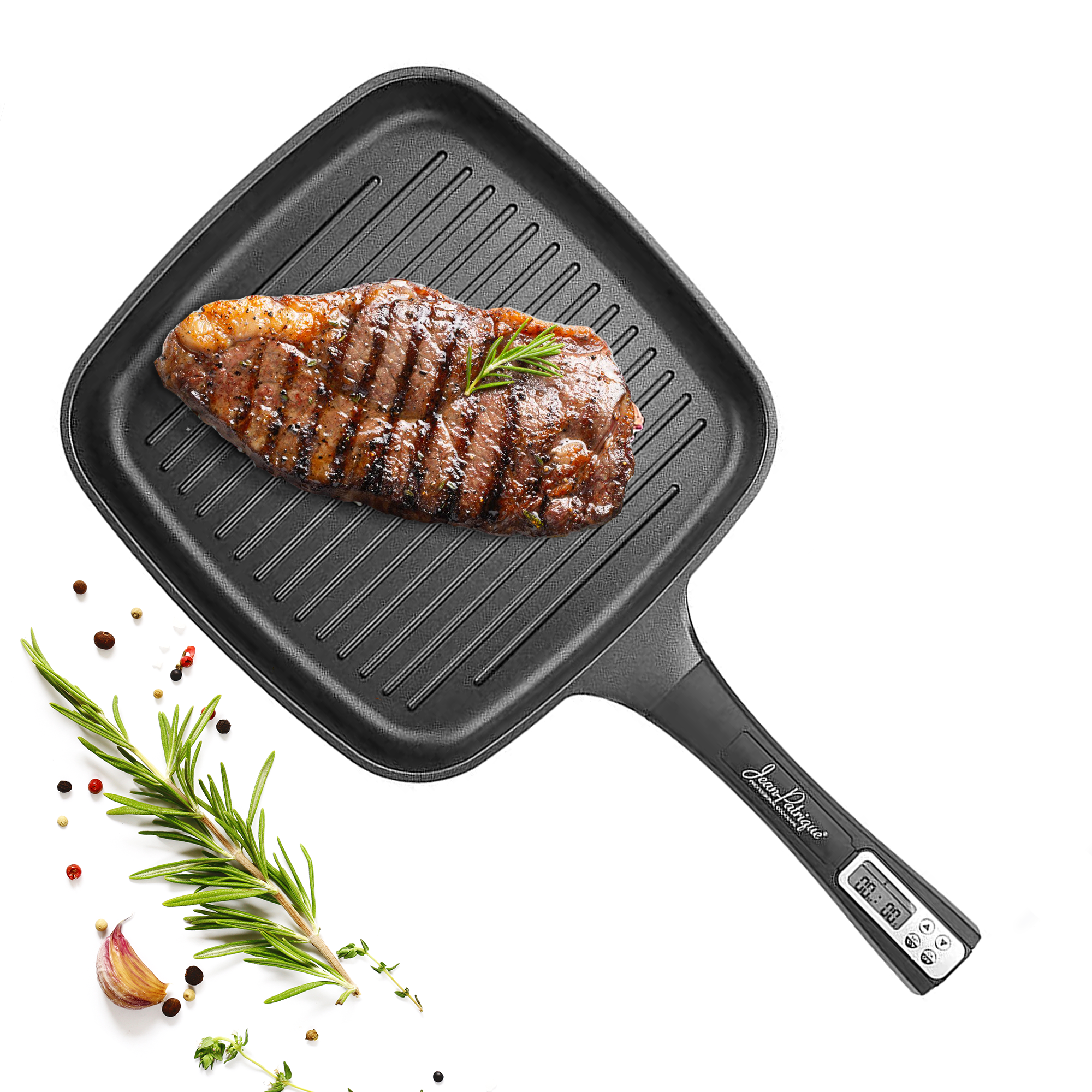 The Meat Master - Smart Griddle Pan with Built-in Thermometer